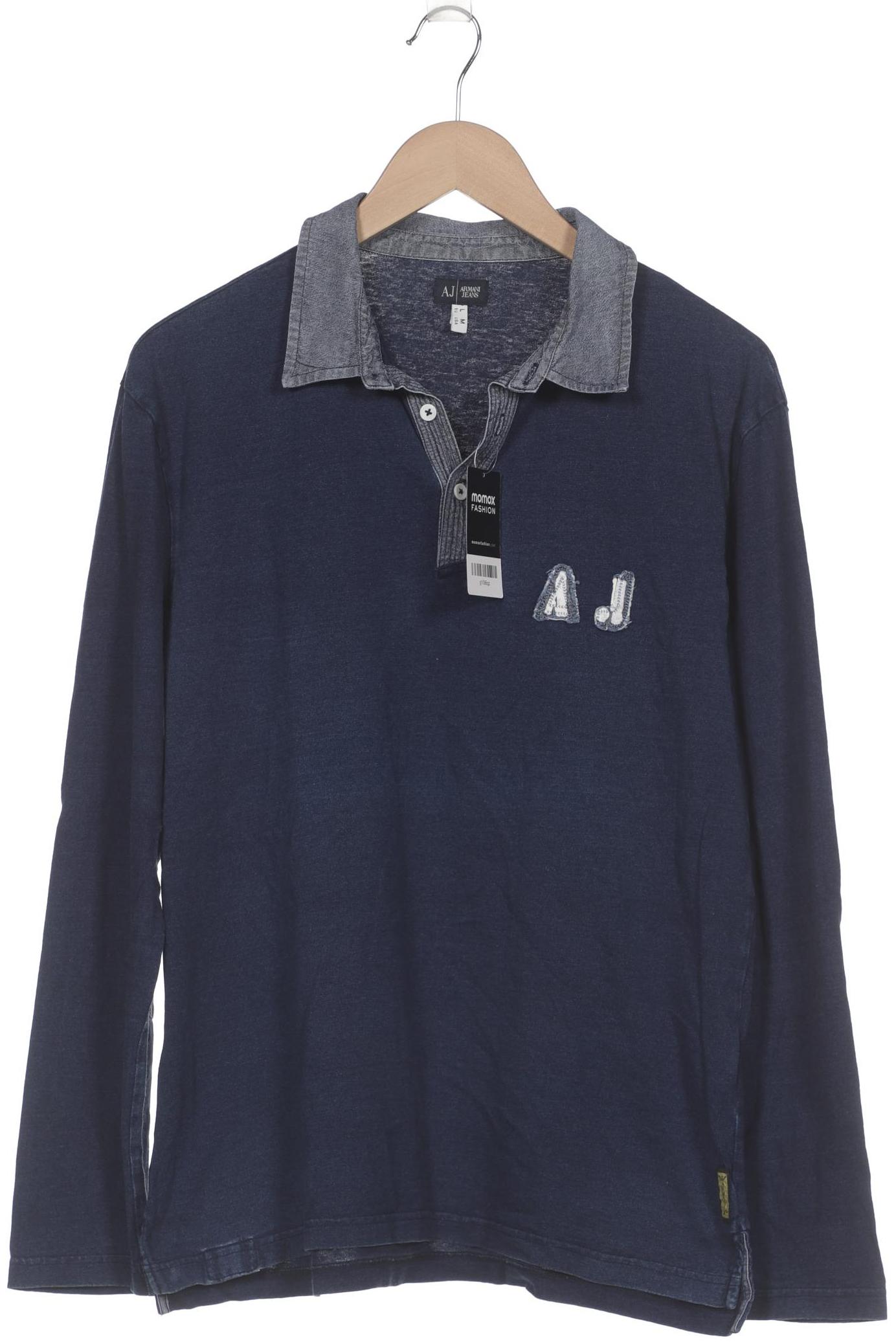 

Armani Jeans Herren Langarmshirt, marineblau, Gr. 52