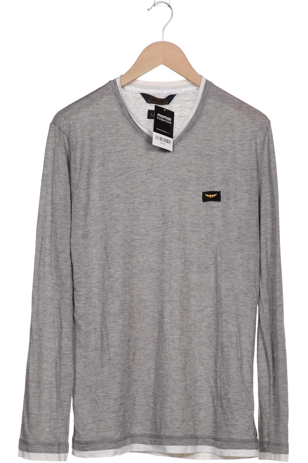

Armani Jeans Herren Langarmshirt, grau
