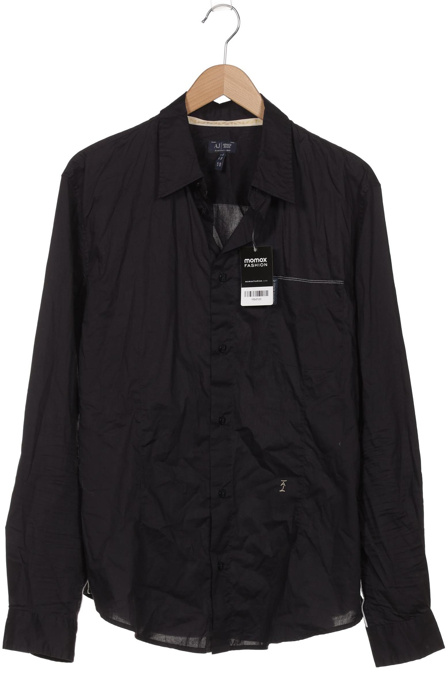 

Armani Jeans Herren Hemd, schwarz, Gr. 56