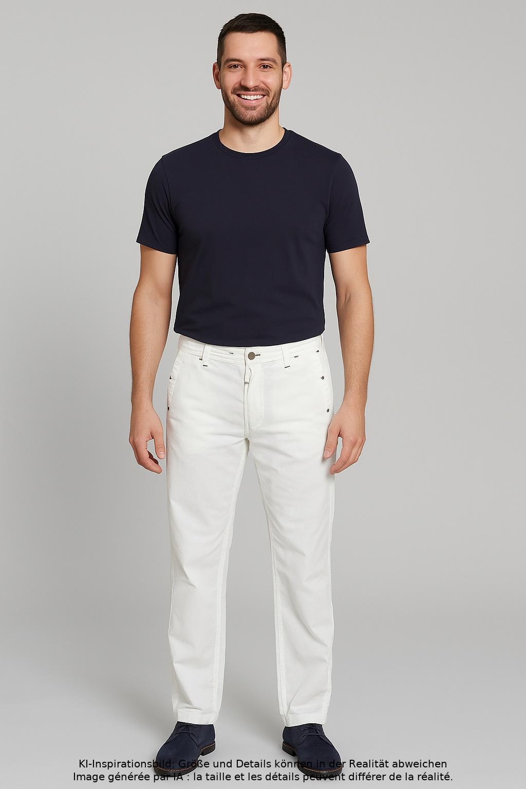 Thumbnail - Armani Jeans Herren Stoffhose, weiß, Gr. 46