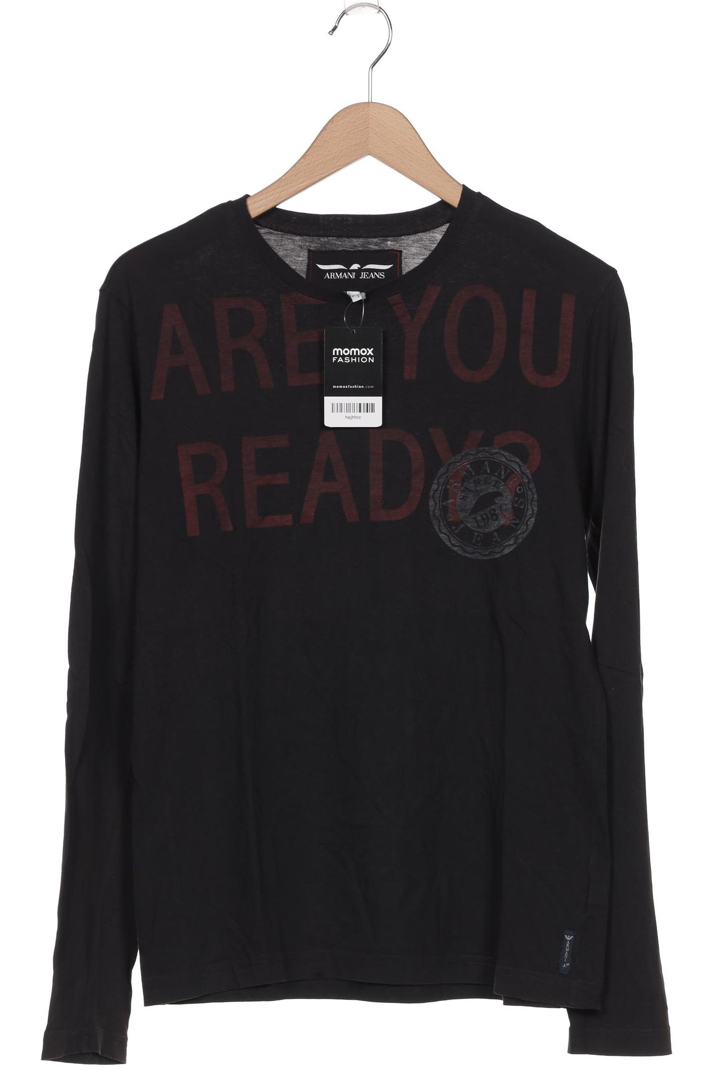 

Armani Jeans Herren Langarmshirt, schwarz, Gr. 54