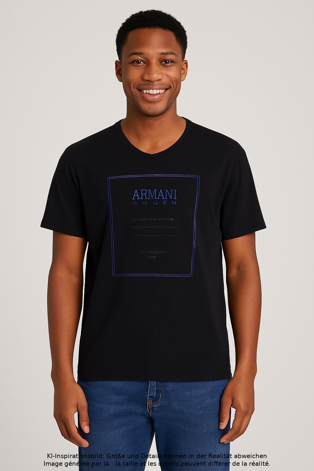 Thumbnail - Armani Jeans Herren T-Shirt, schwarz, Gr. 54