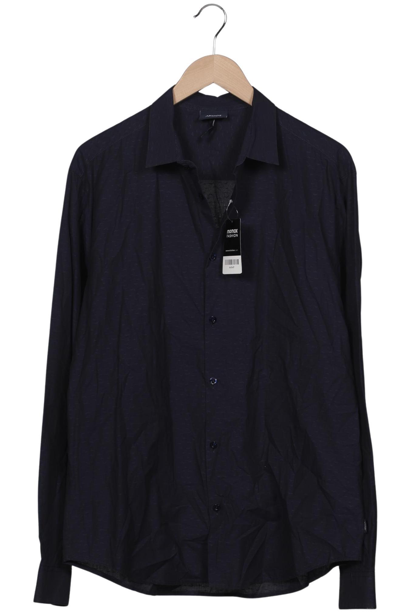 

Armani Jeans Herren Hemd, marineblau, Gr. 56