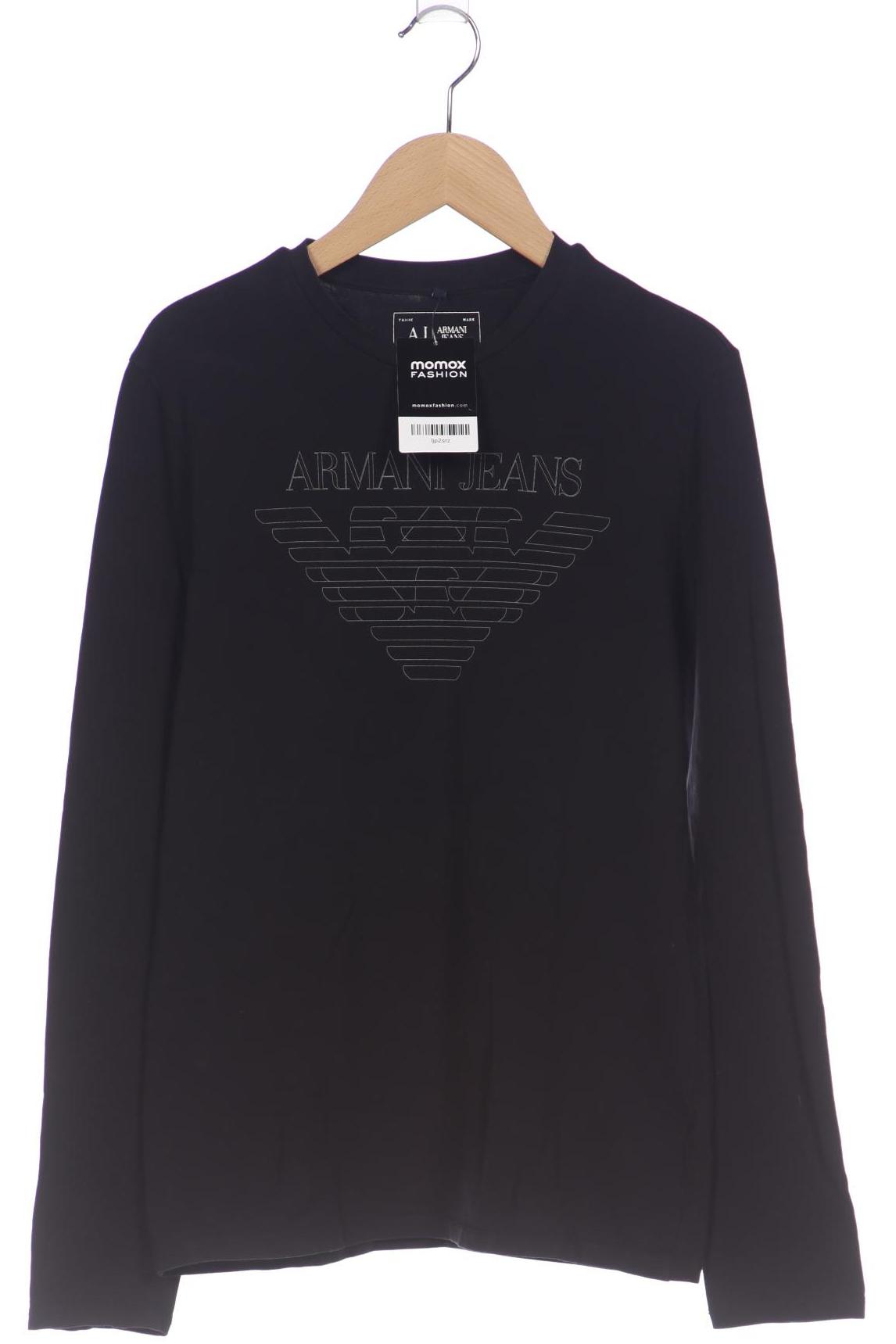 

Armani Jeans Herren Langarmshirt, schwarz, Gr. 46
