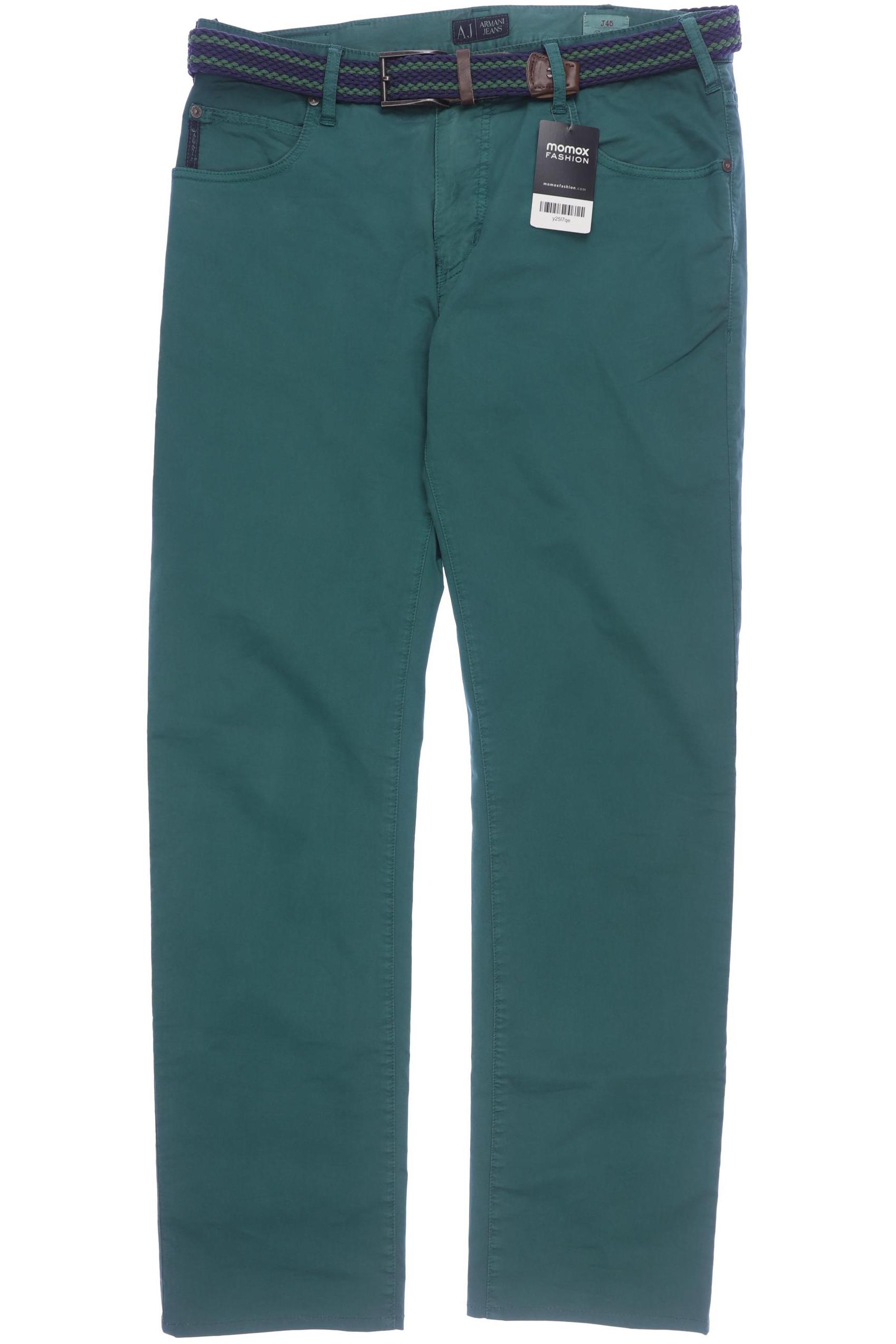 

Armani Jeans Herren Stoffhose, türkis, Gr. 34
