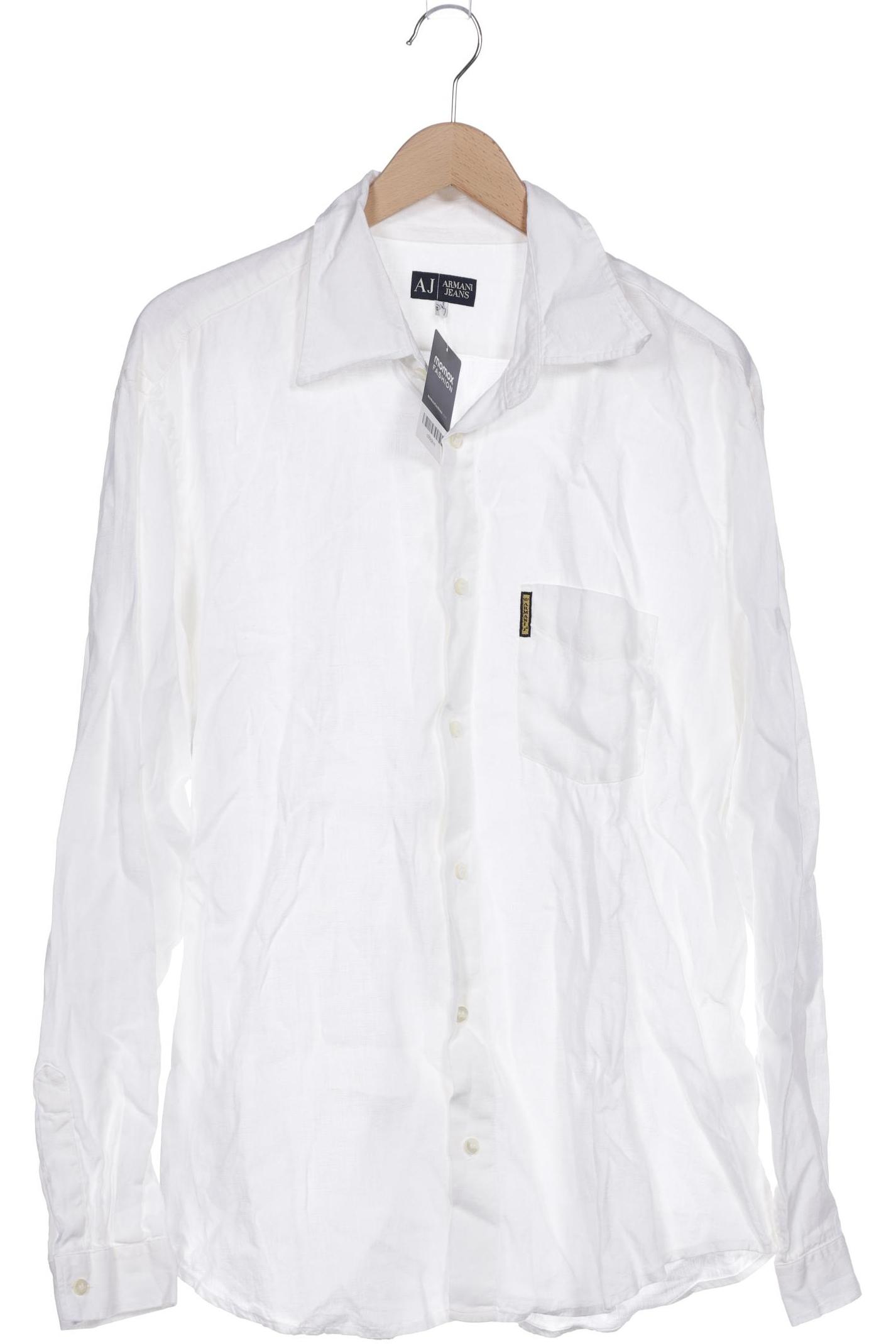 

Armani Jeans Herren Hemd, cremeweiß