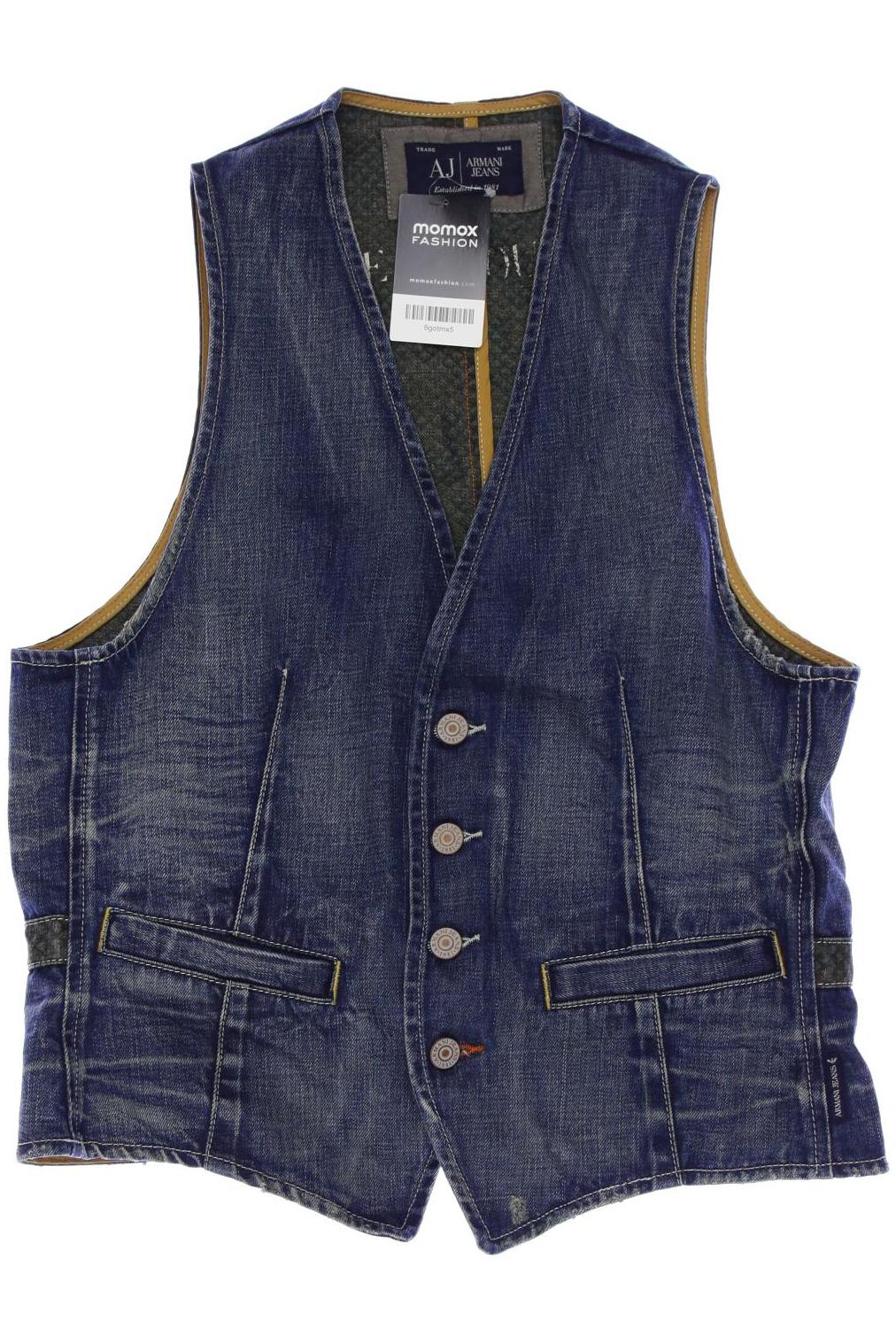 

Armani Jeans Herren Weste, blau, Gr. 48