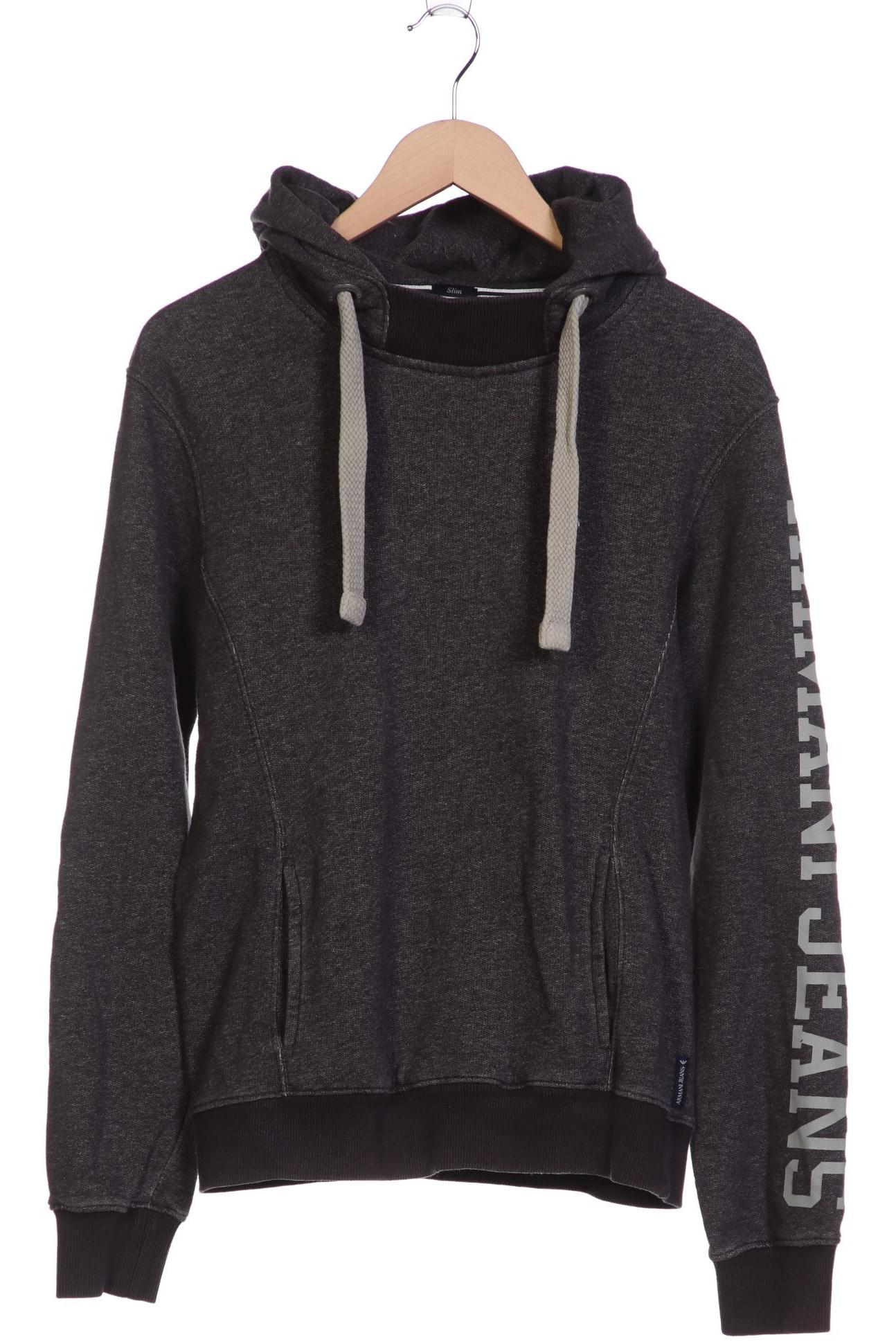 

Armani Jeans Herren Kapuzenpullover, grau, Gr. 48