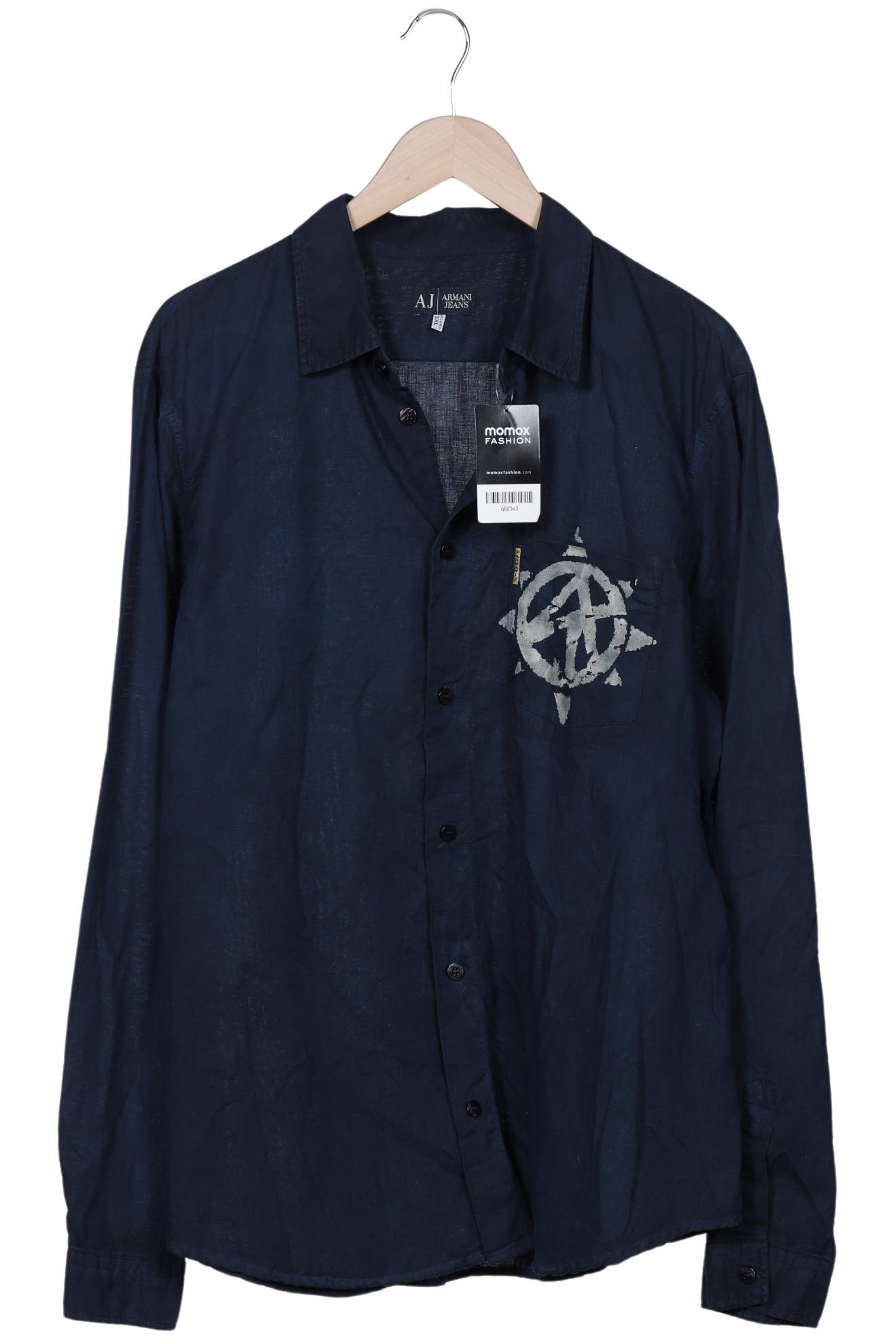 

Armani Jeans Herren Hemd, marineblau, Gr. 58
