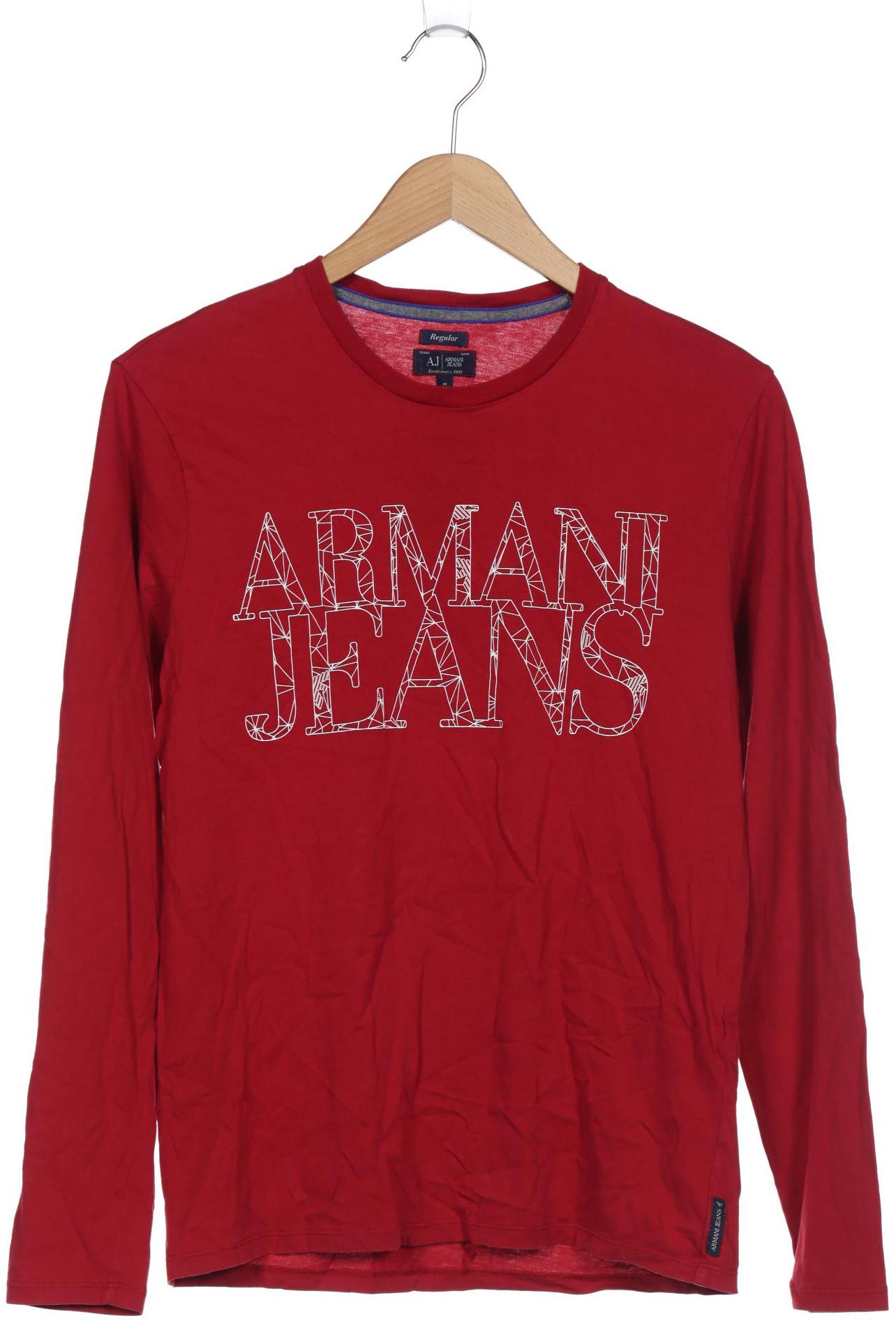 

Armani Jeans Herren Langarmshirt, rot