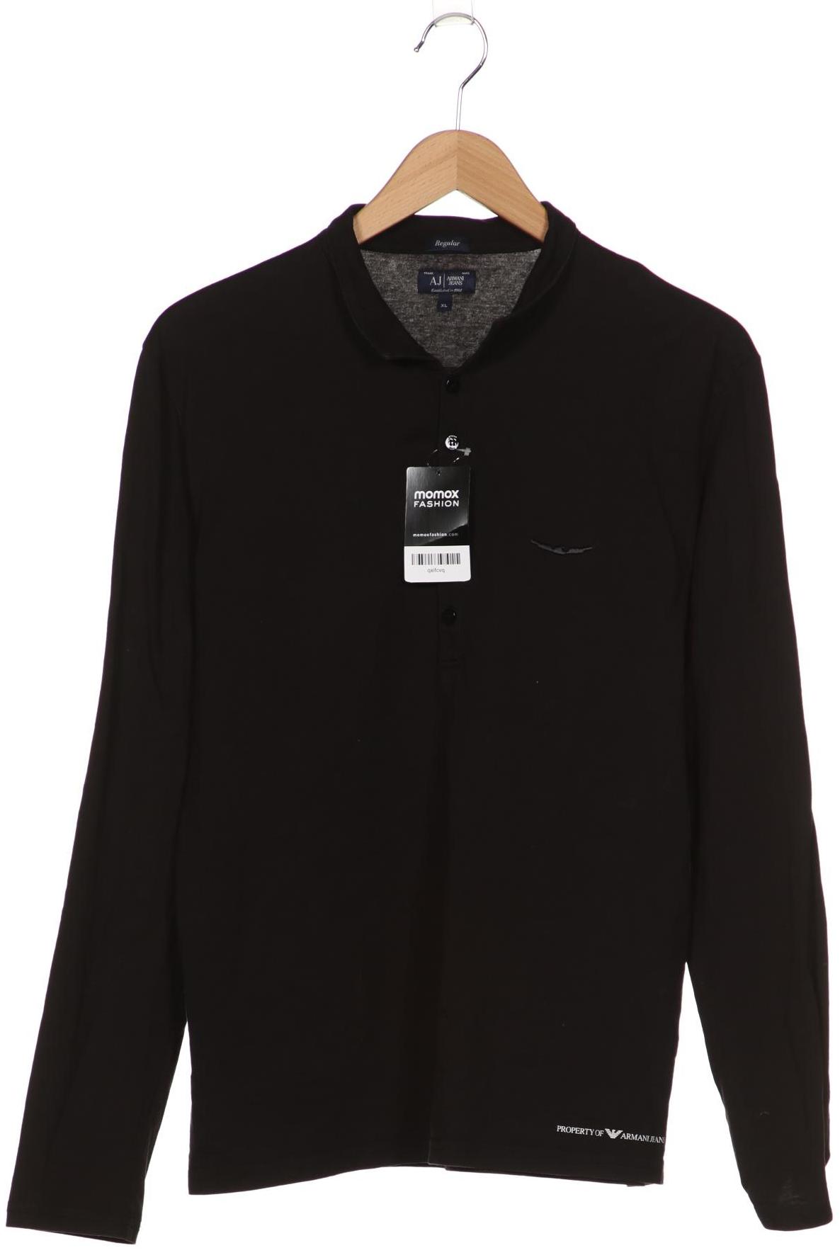 

Armani Jeans Herren Poloshirt, schwarz