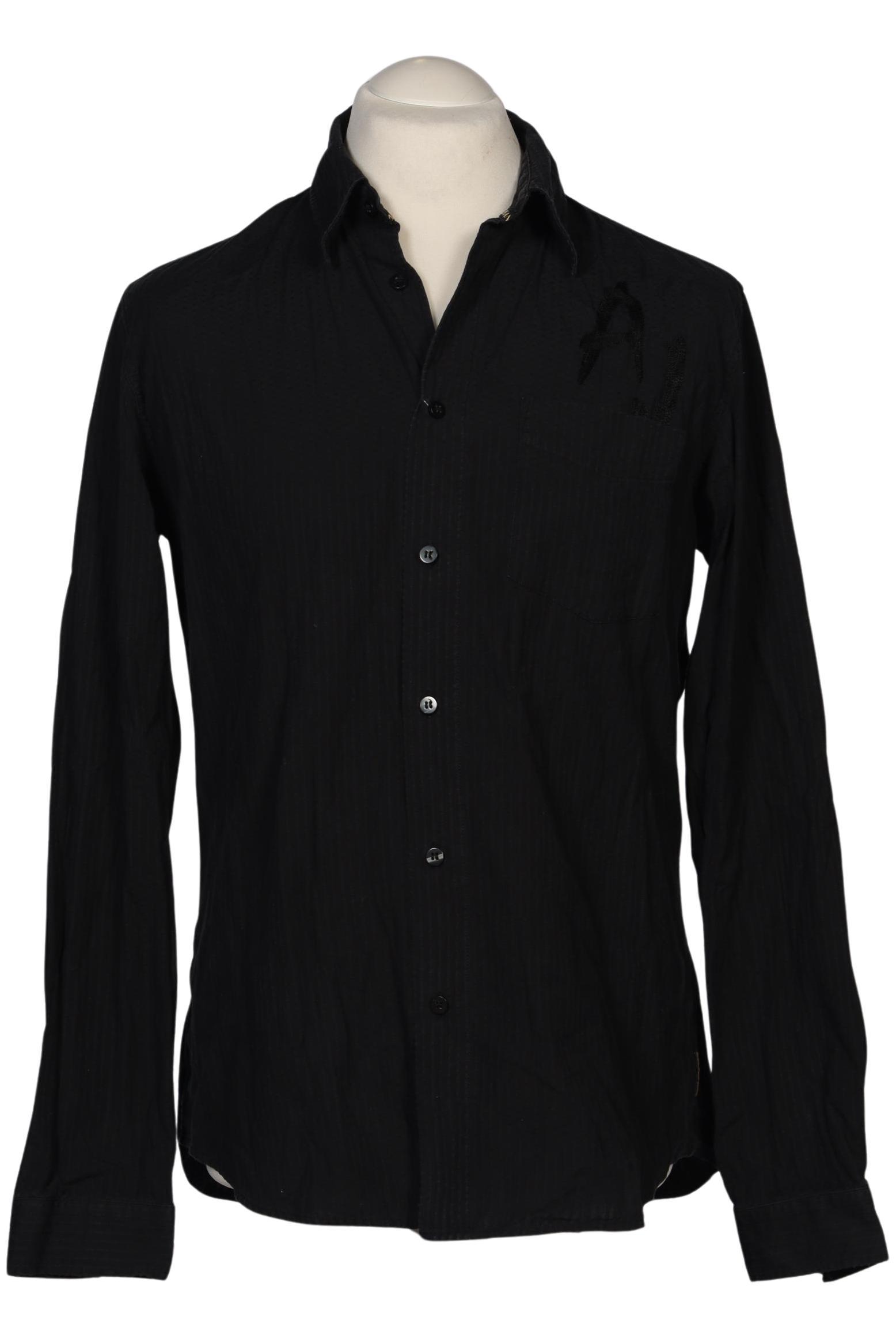 

Armani Jeans Herren Hemd, schwarz, Gr. 52