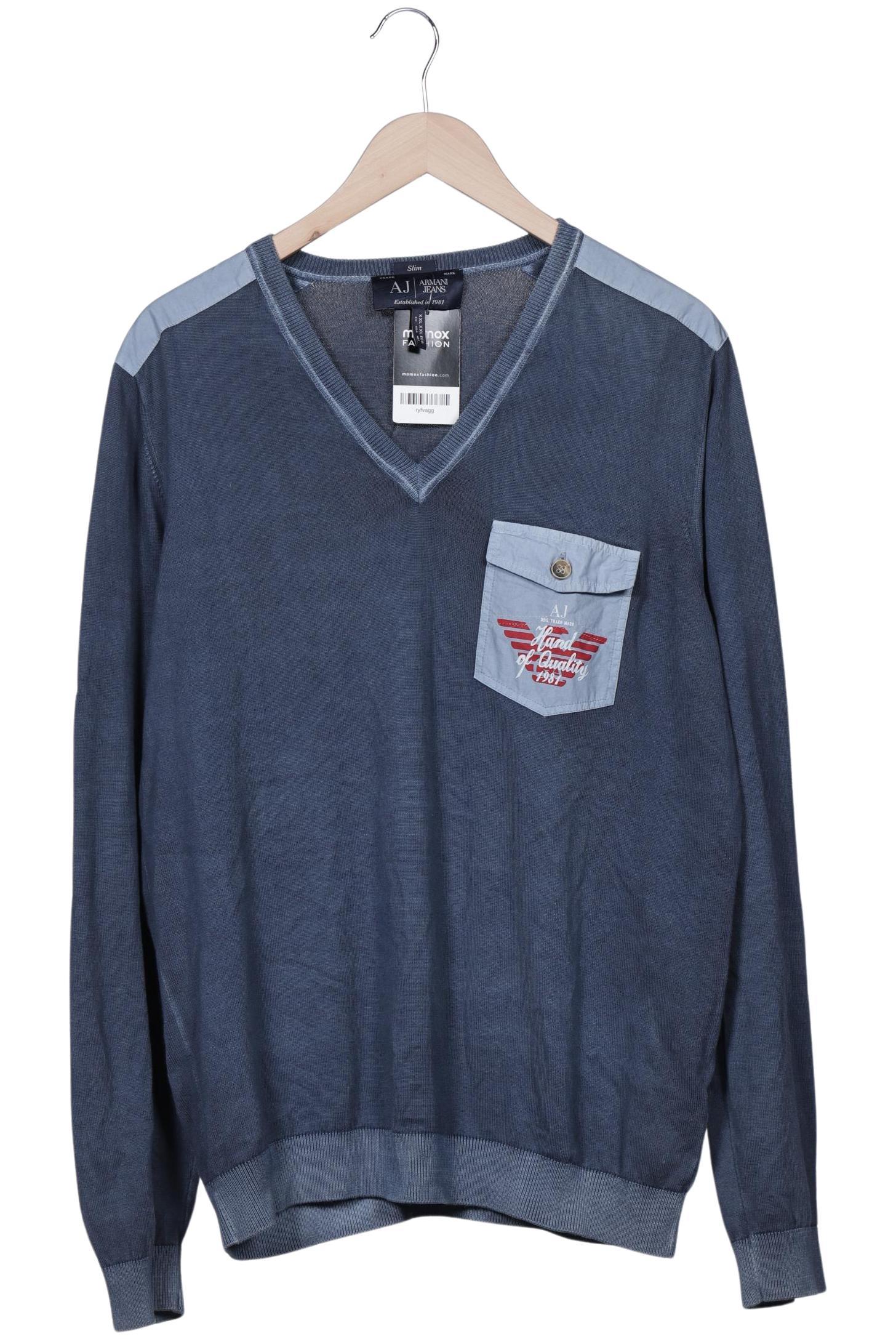 

Armani Jeans Herren Pullover, blau, Gr. 56