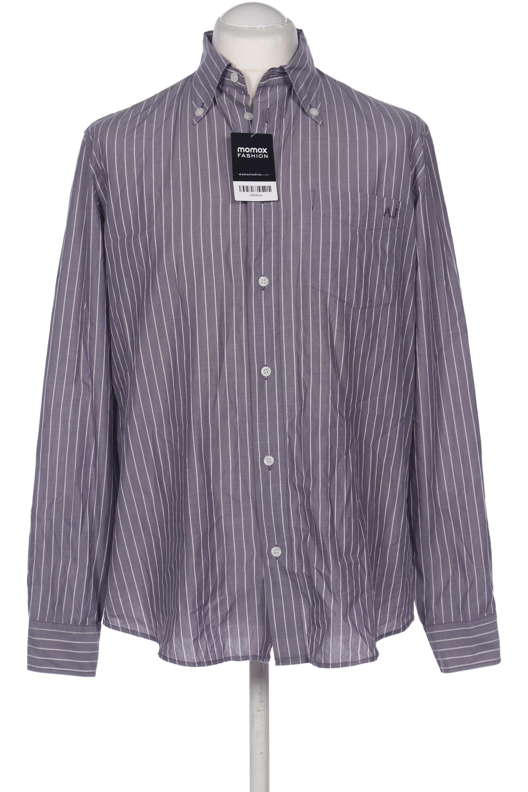 

Armani Jeans Herren Hemd, flieder, Gr. 48