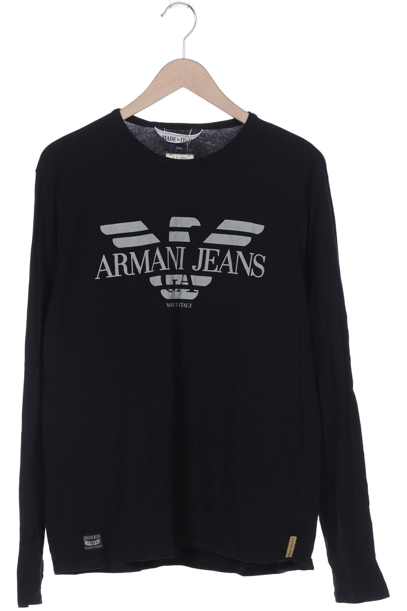 

Armani Jeans Herren Langarmshirt, schwarz, Gr. 58