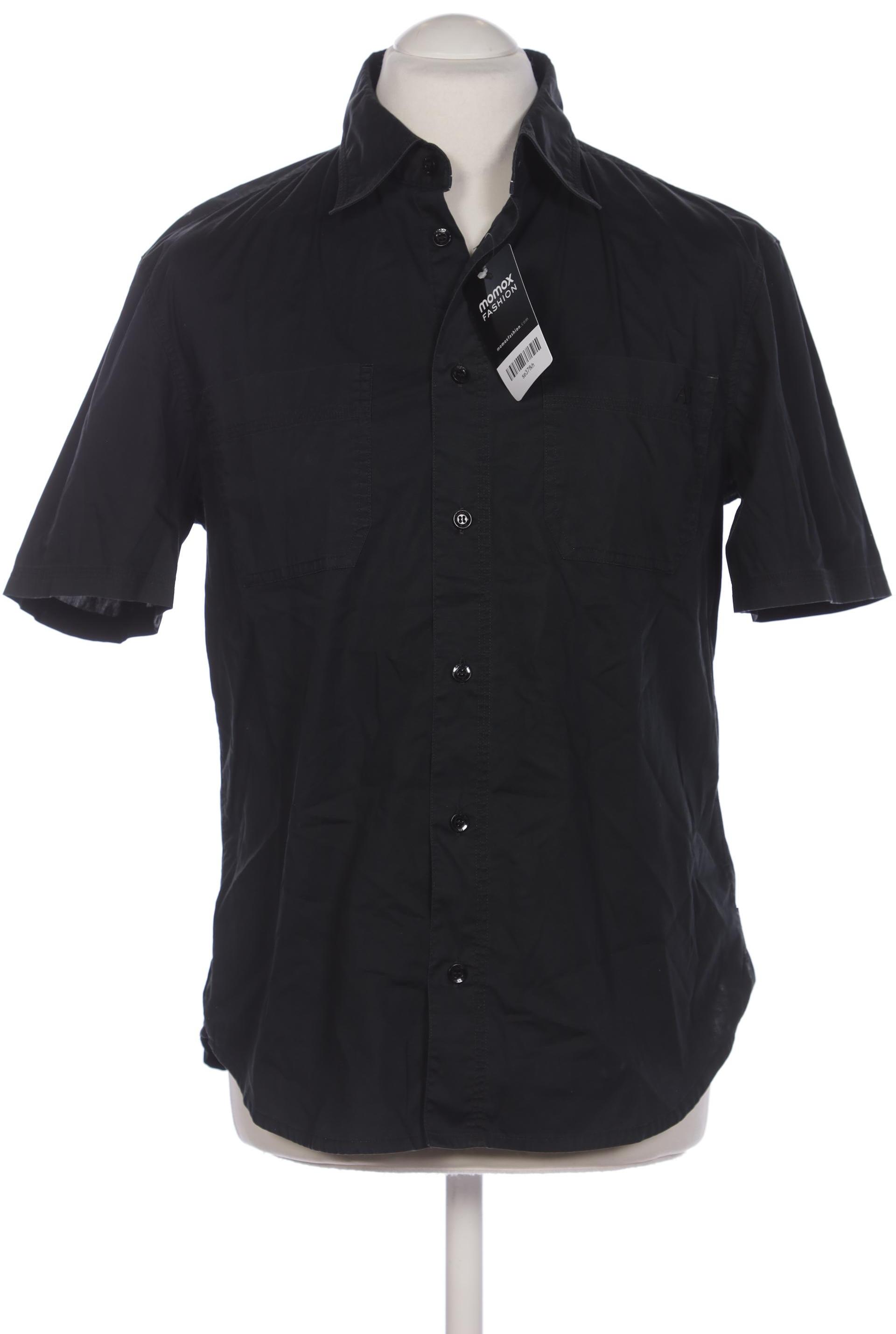

Armani Jeans Herren Hemd, schwarz, Gr. 48