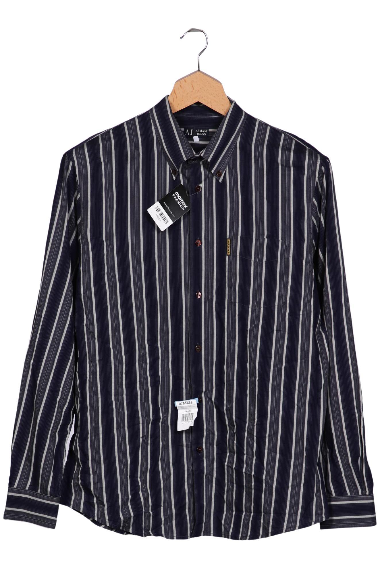 

Armani Jeans Herren Hemd, marineblau, Gr. 58