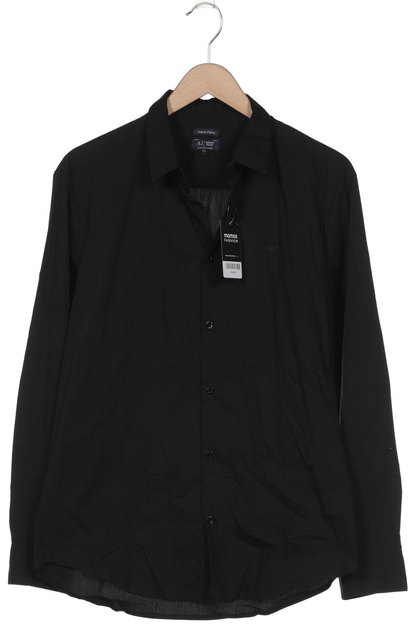 

Armani Jeans Herren Hemd, schwarz, Gr. 56