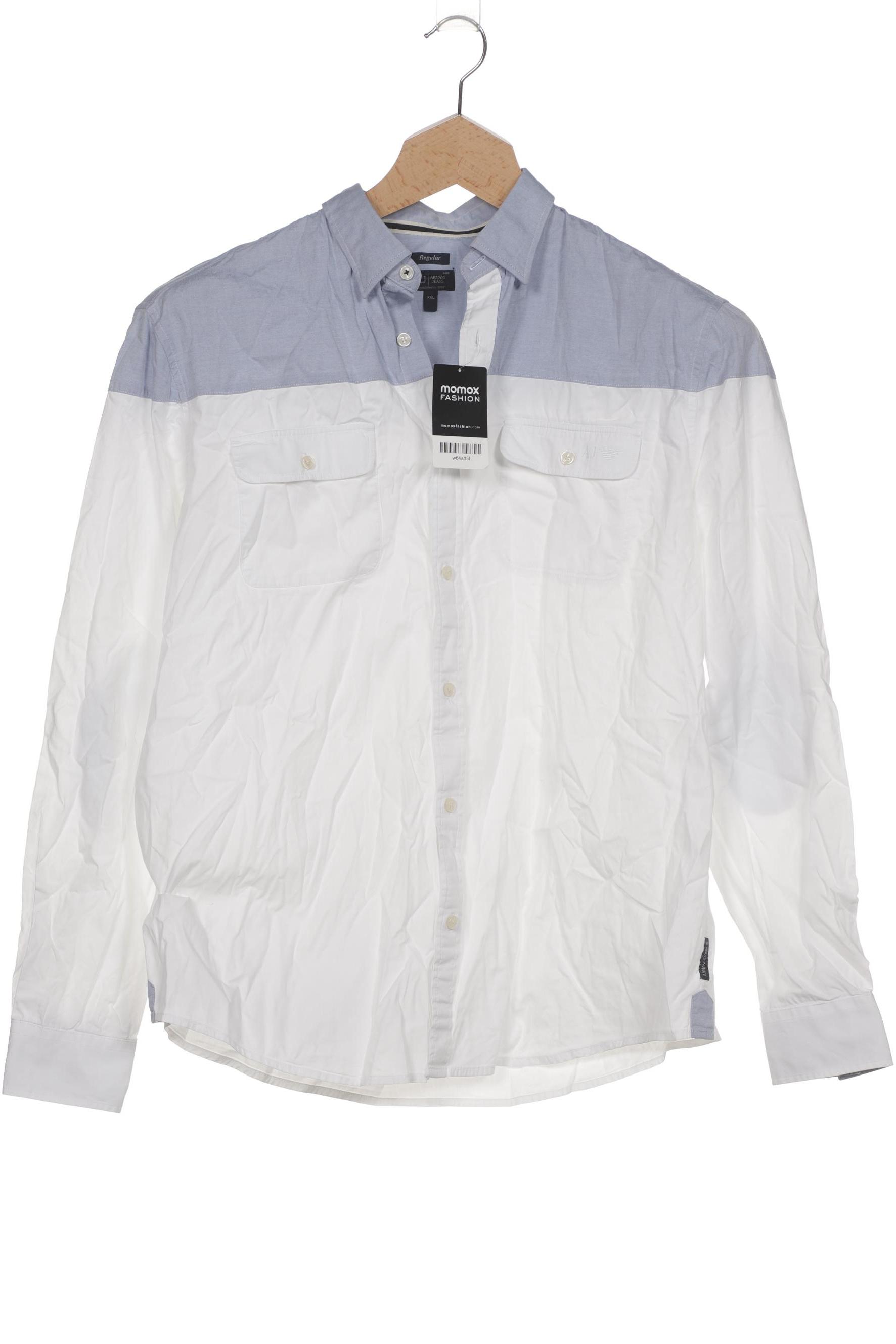 

Armani Jeans Herren Hemd, weiß, Gr. 56