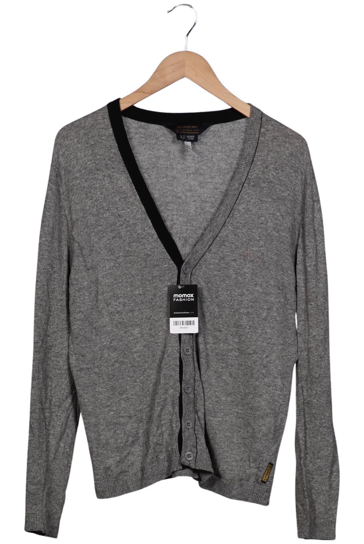 

Armani Jeans Herren Strickjacke, grau, Gr. 48