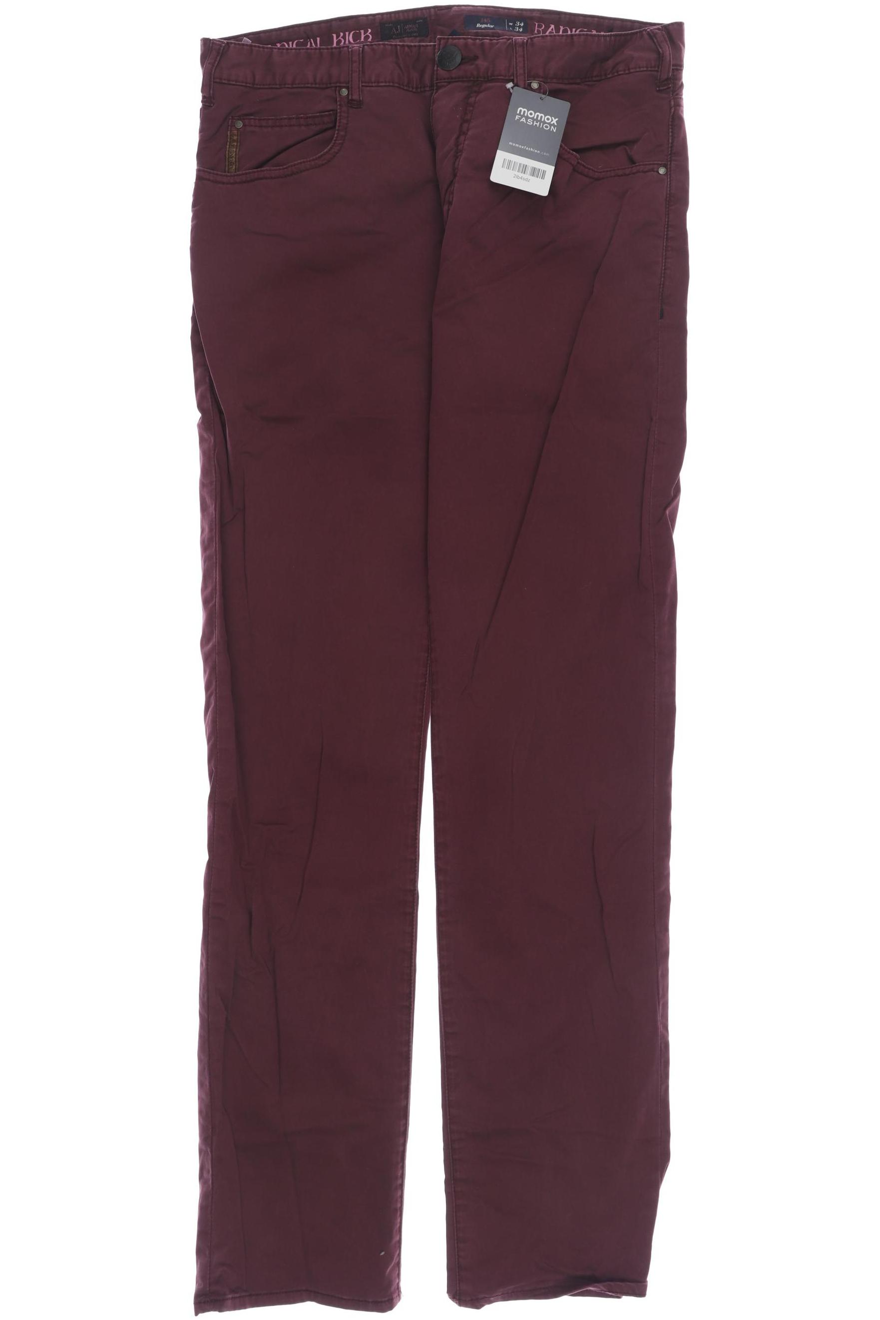 

Armani Jeans Herren Stoffhose, bordeaux