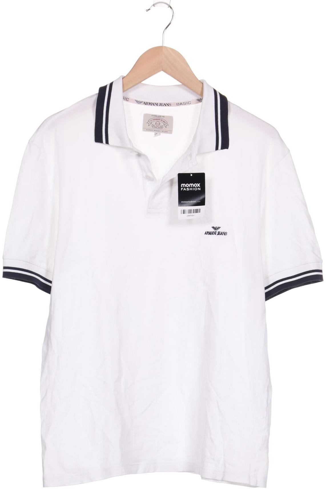 

Armani Jeans Herren Poloshirt, weiß