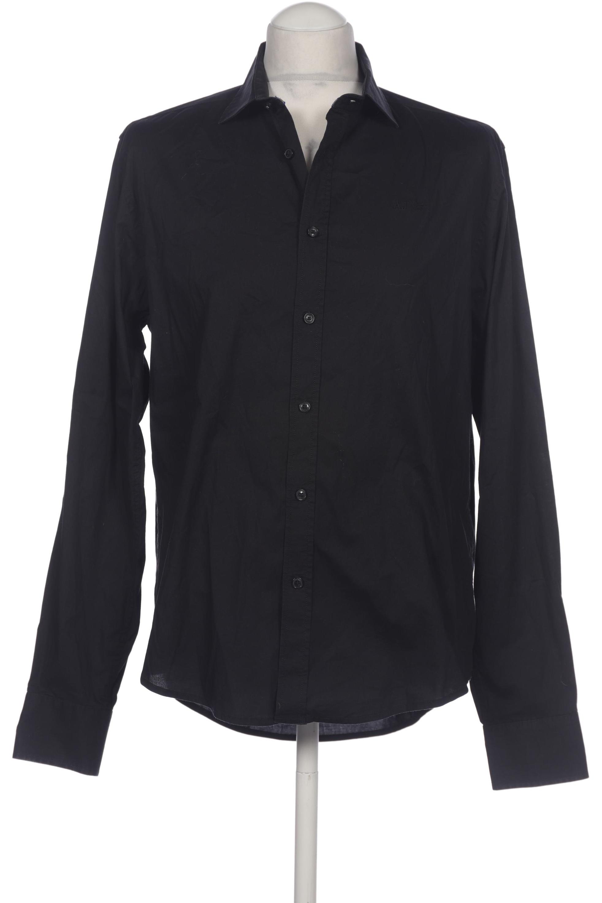 

Armani Jeans Herren Hemd, schwarz, Gr. 52