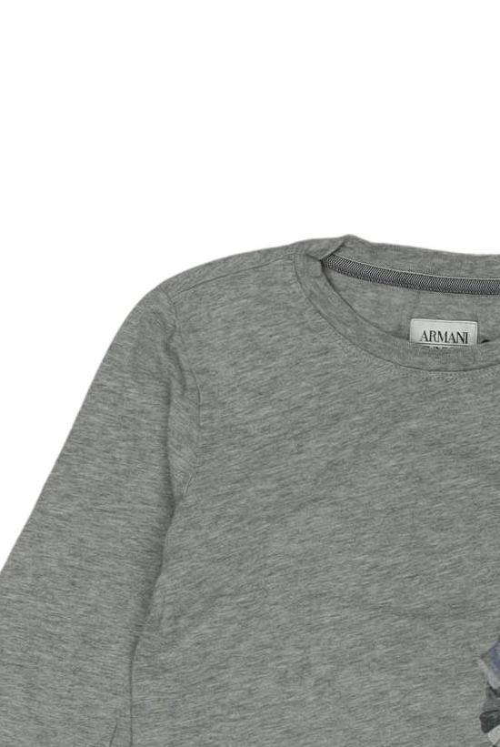 Thumbnail - Armani Junior Jungen Langarmshirt, grau, Gr. 116