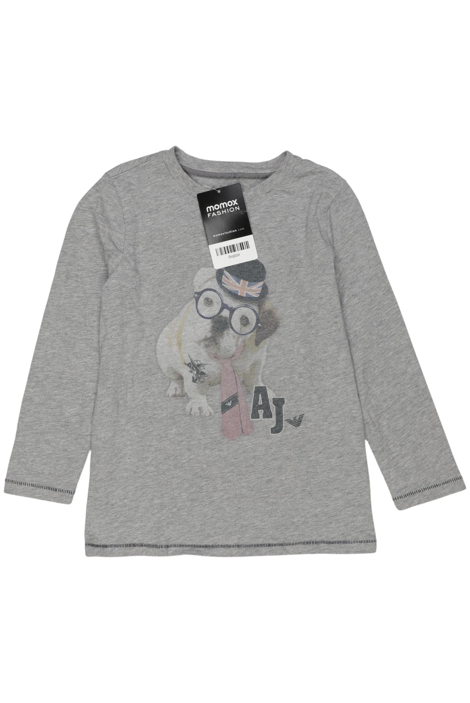 

Armani Junior Mädchen Langarmshirt, grau, Gr. 110