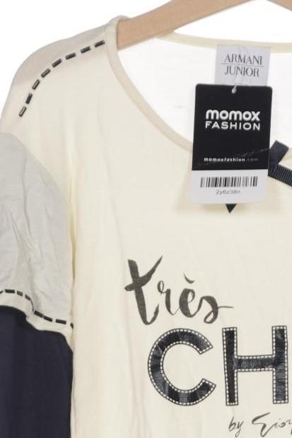Thumbnail - Armani Junior Mädchen Langarmshirt, cremeweiß, Gr. 152