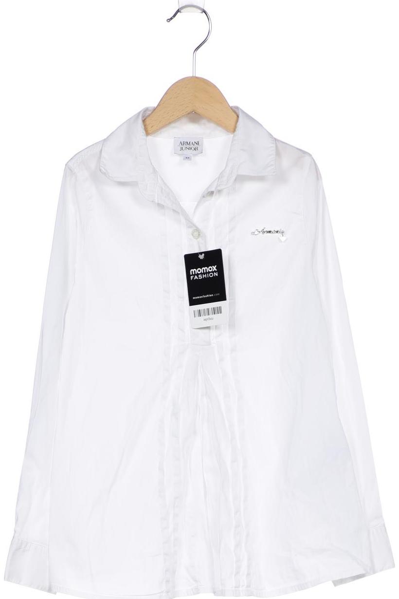 

ARMANI JUNIOR Mädchen Bluse, weiß