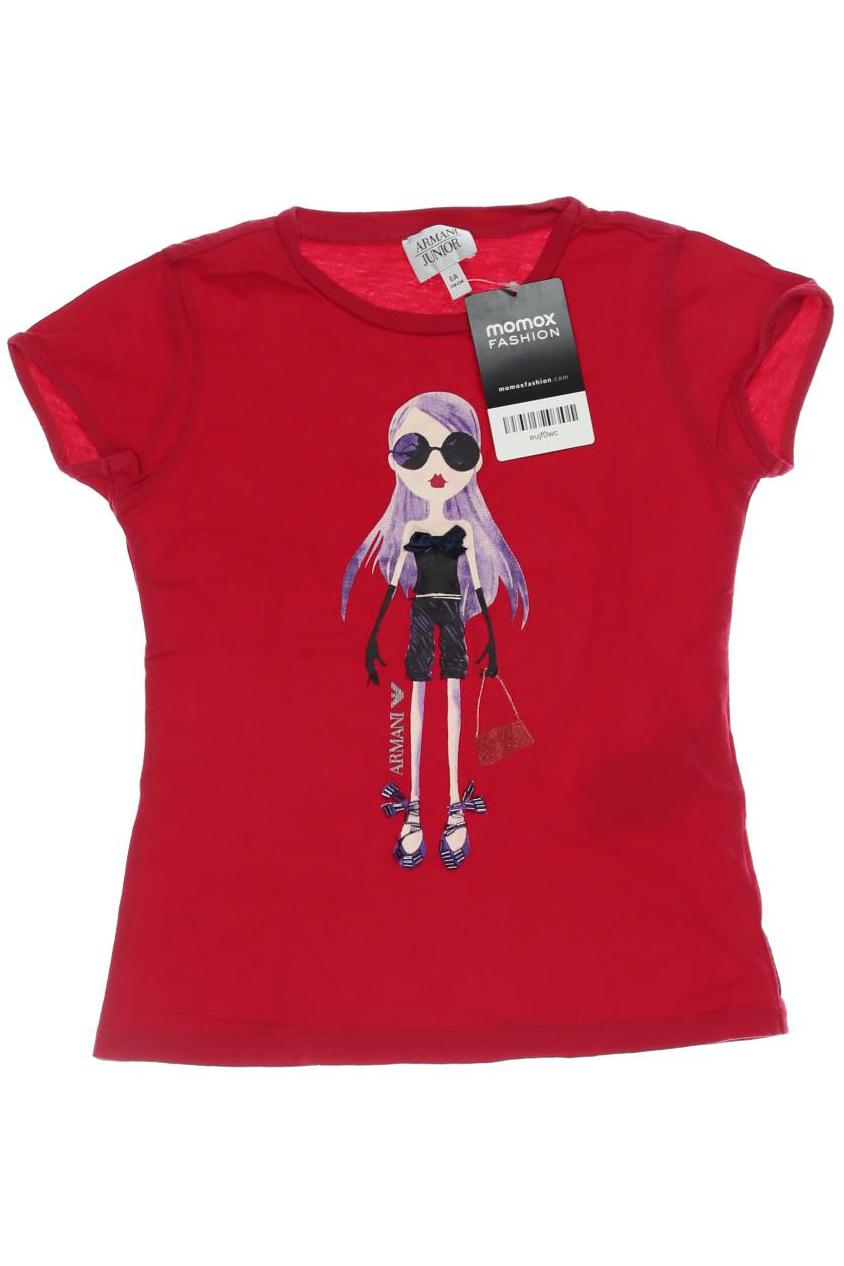 

Armani Junior Damen T-Shirt, rot, Gr. 116