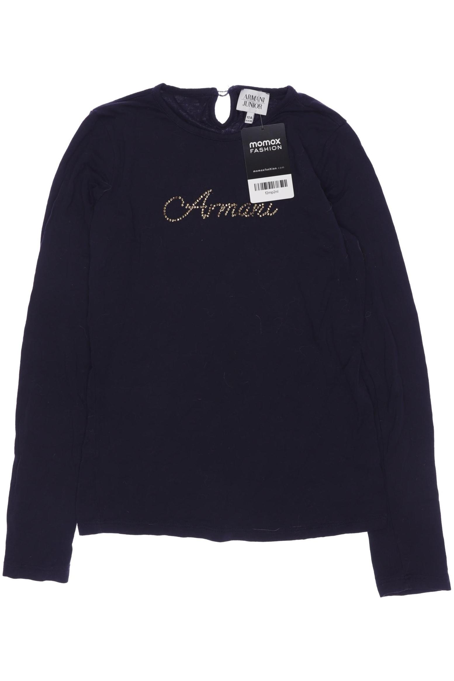 

Armani Junior Damen Langarmshirt, marineblau, Gr. 152
