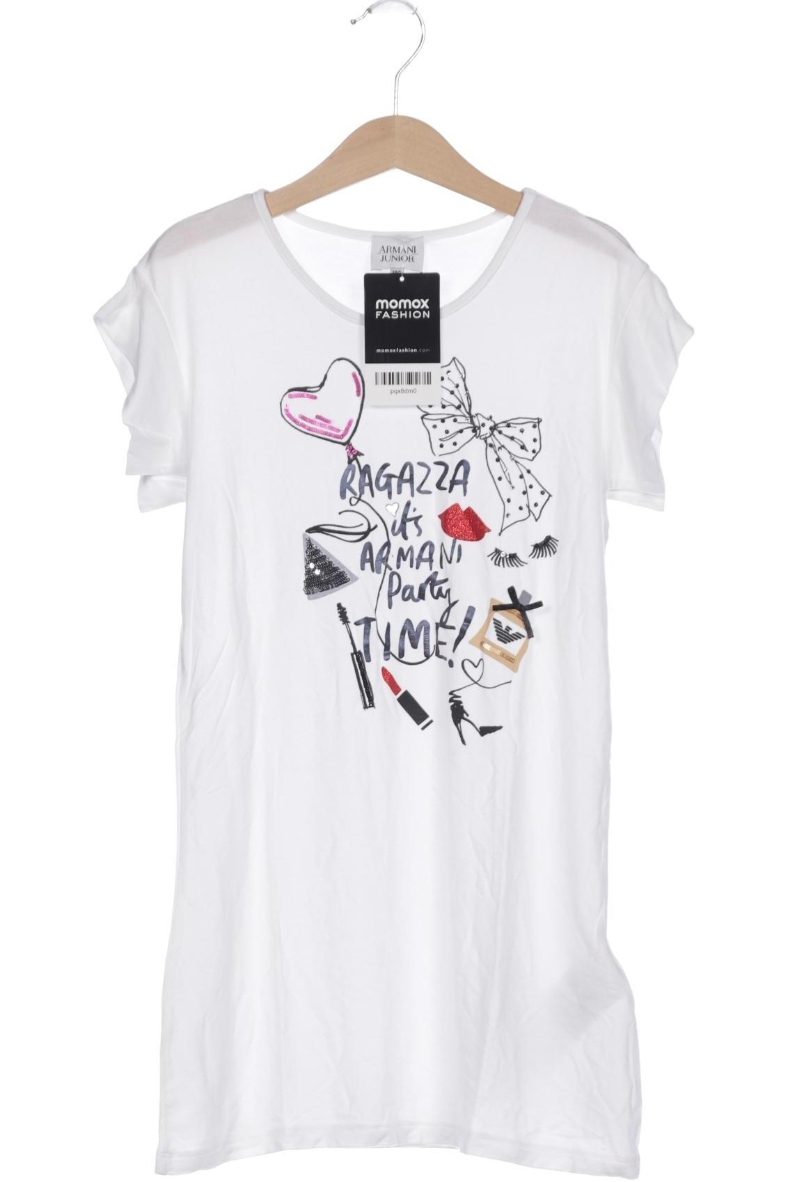 

Armani Junior Damen T-Shirt, weiß, Gr. 164