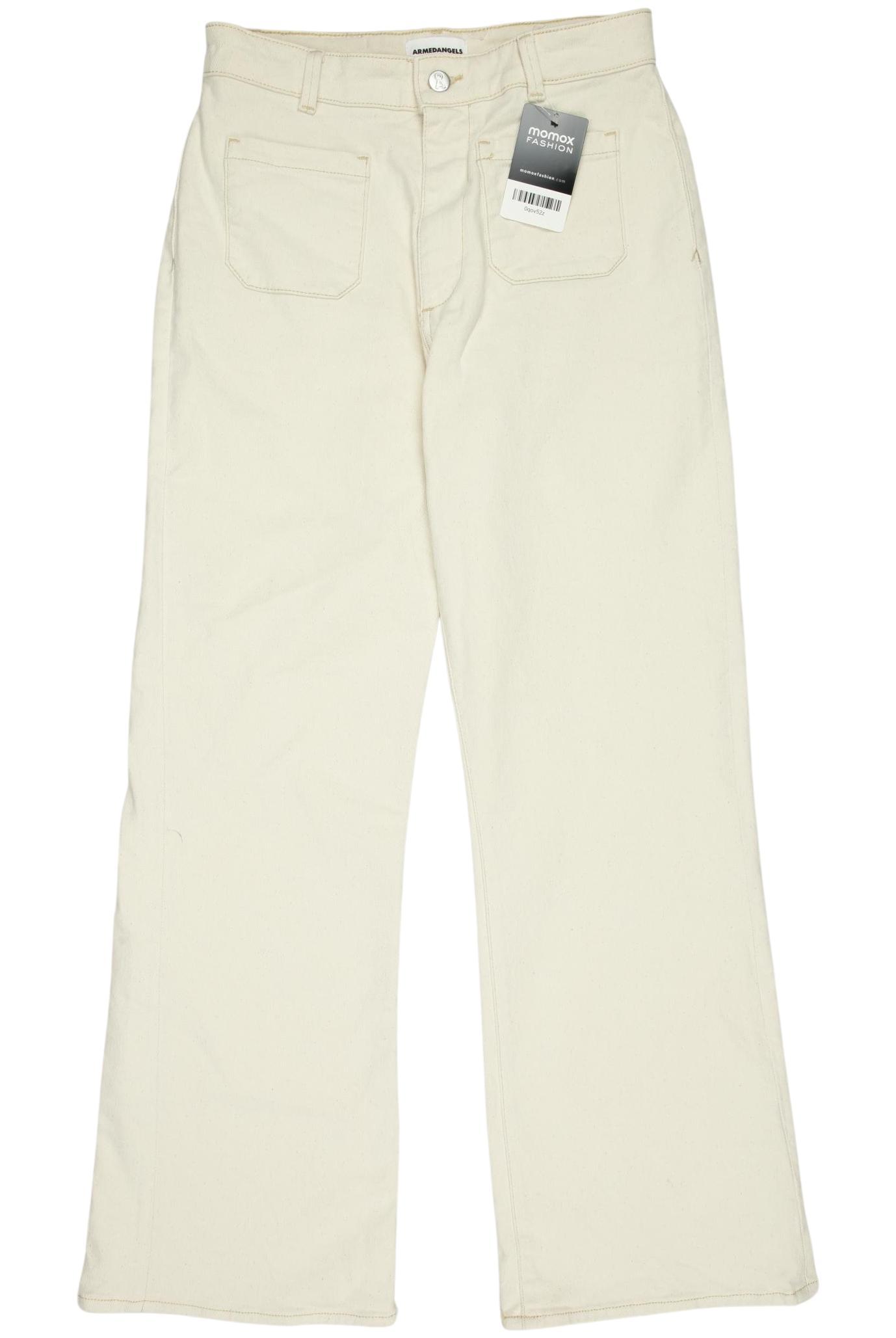 

Armedangels Damen Jeans, cremeweiß, Gr. 26