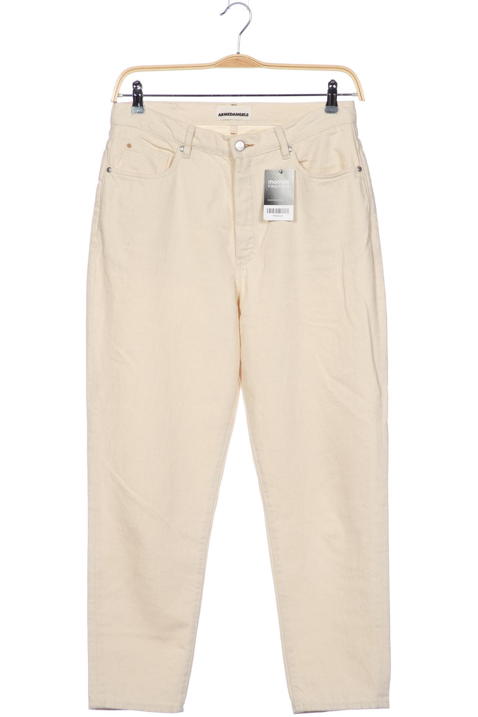 

Armedangels Damen Jeans, cremeweiß, Gr. 31