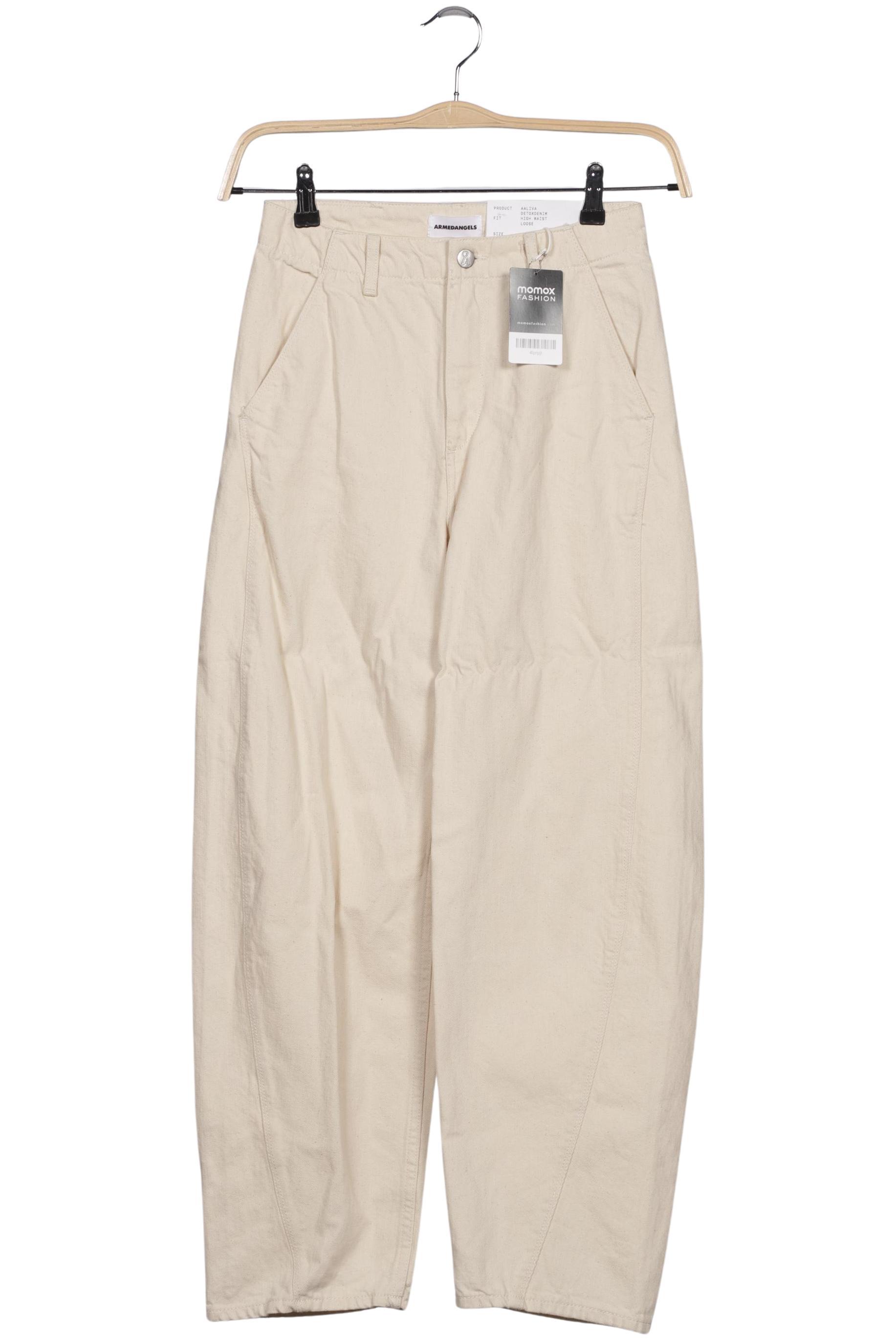 

Armedangels Damen Jeans, cremeweiß, Gr. 25