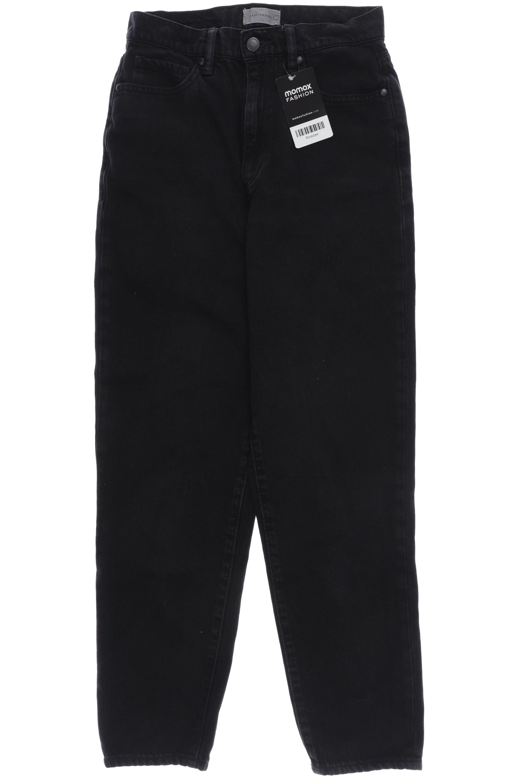 

Armedangels Damen Jeans, schwarz, Gr. 25