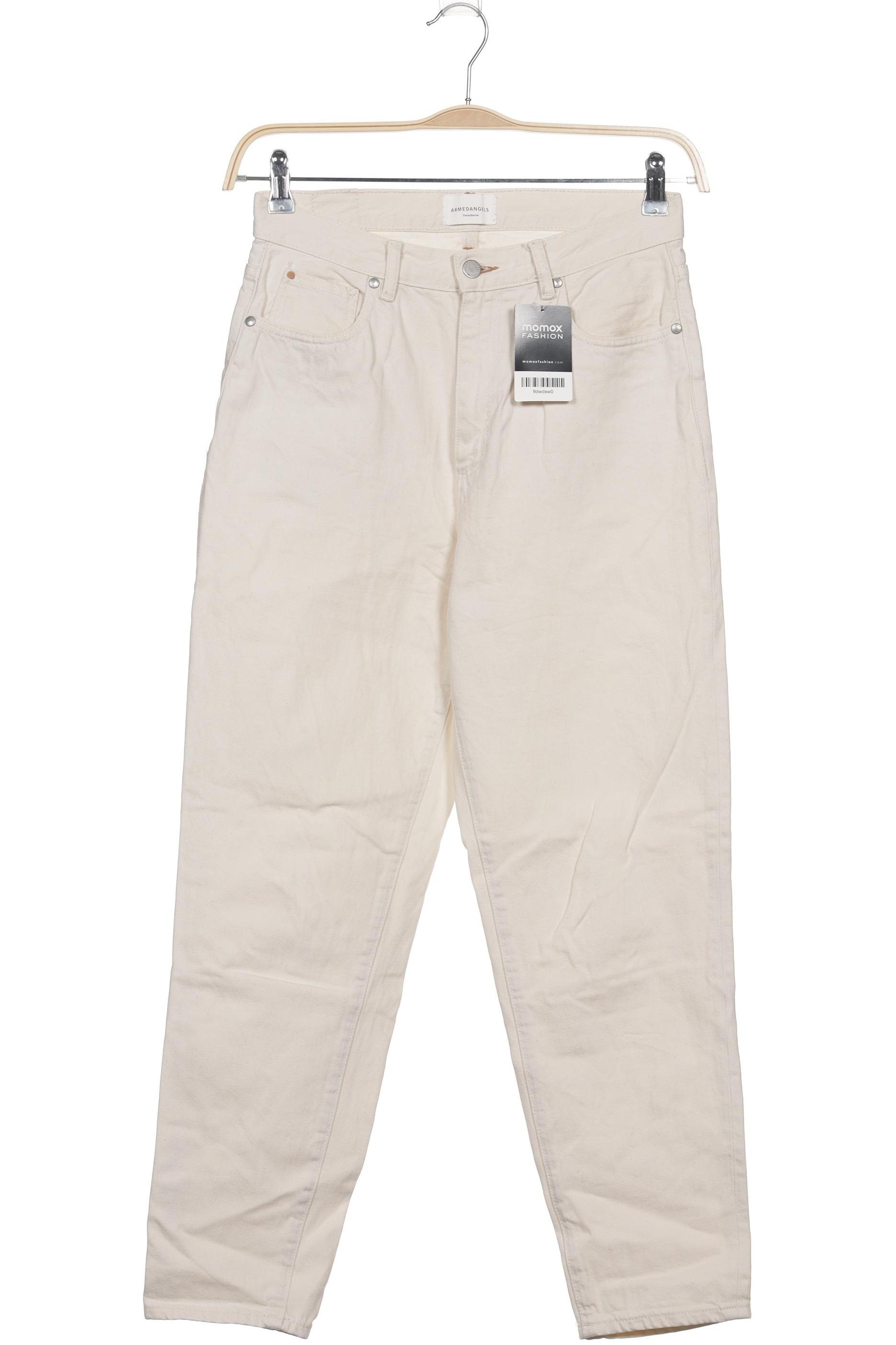 

Armedangels Damen Jeans, cremeweiß, Gr. 28