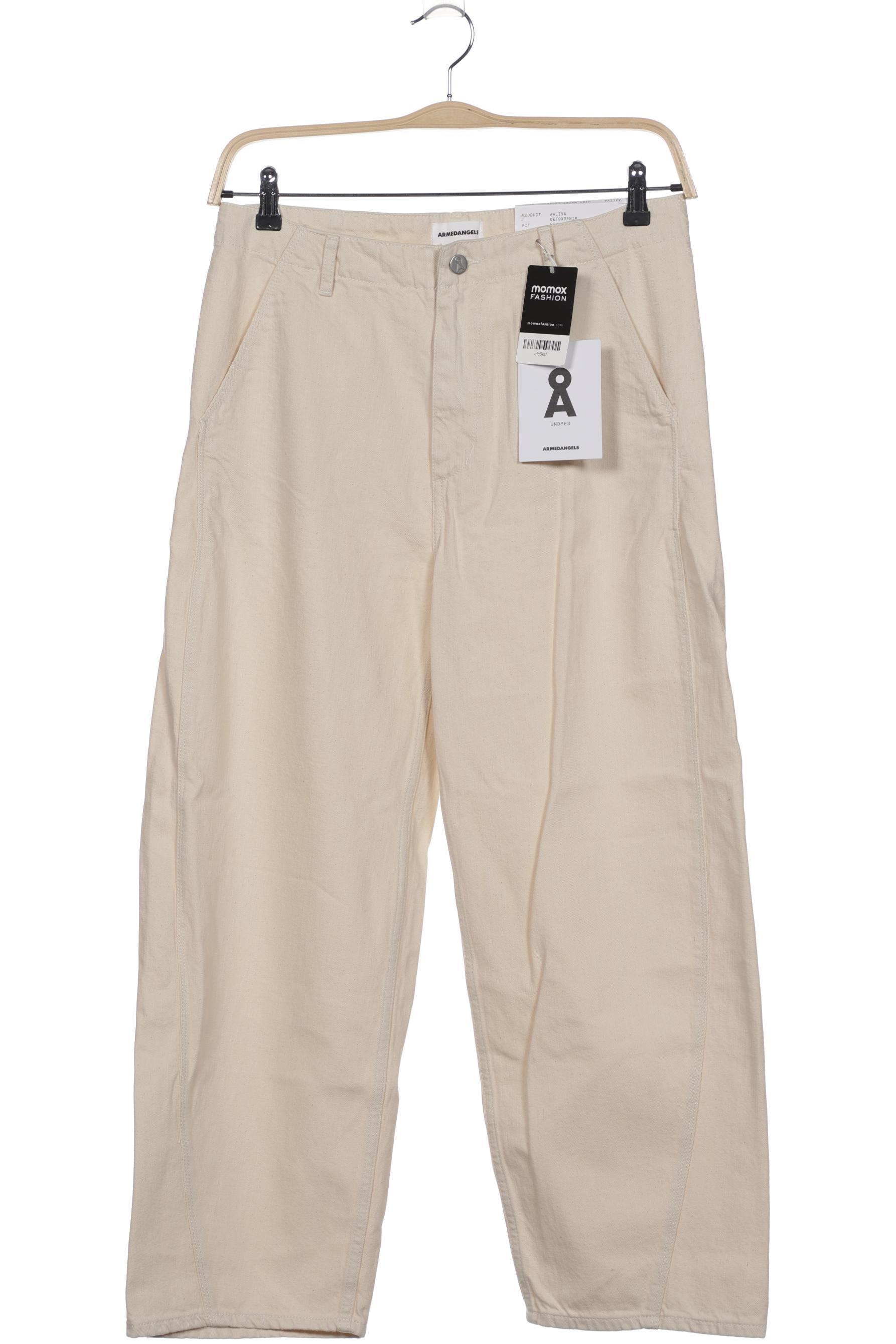 

Armedangels Damen Jeans, cremeweiß, Gr. 31