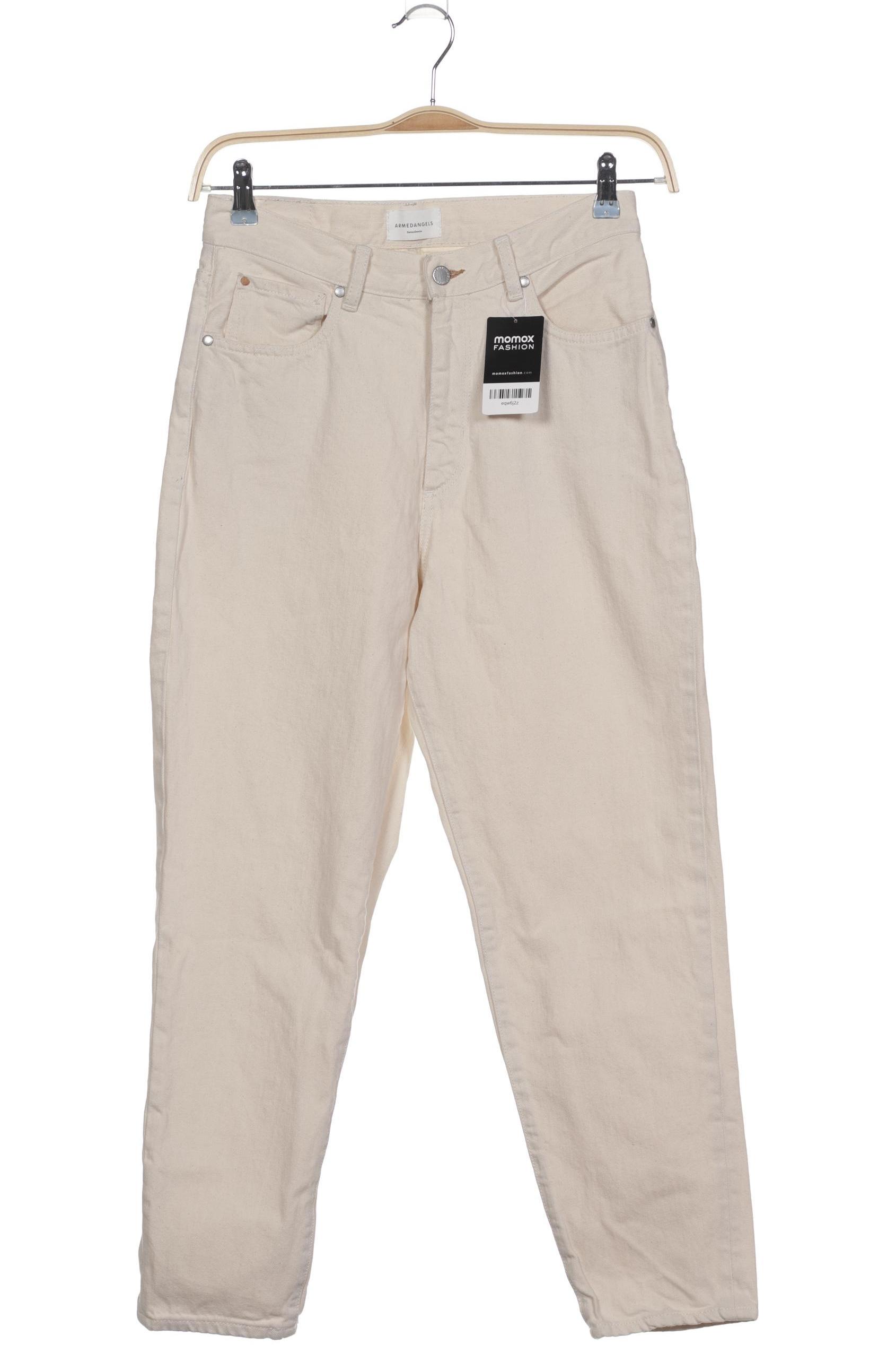 

Armedangels Damen Jeans, cremeweiß, Gr. 28