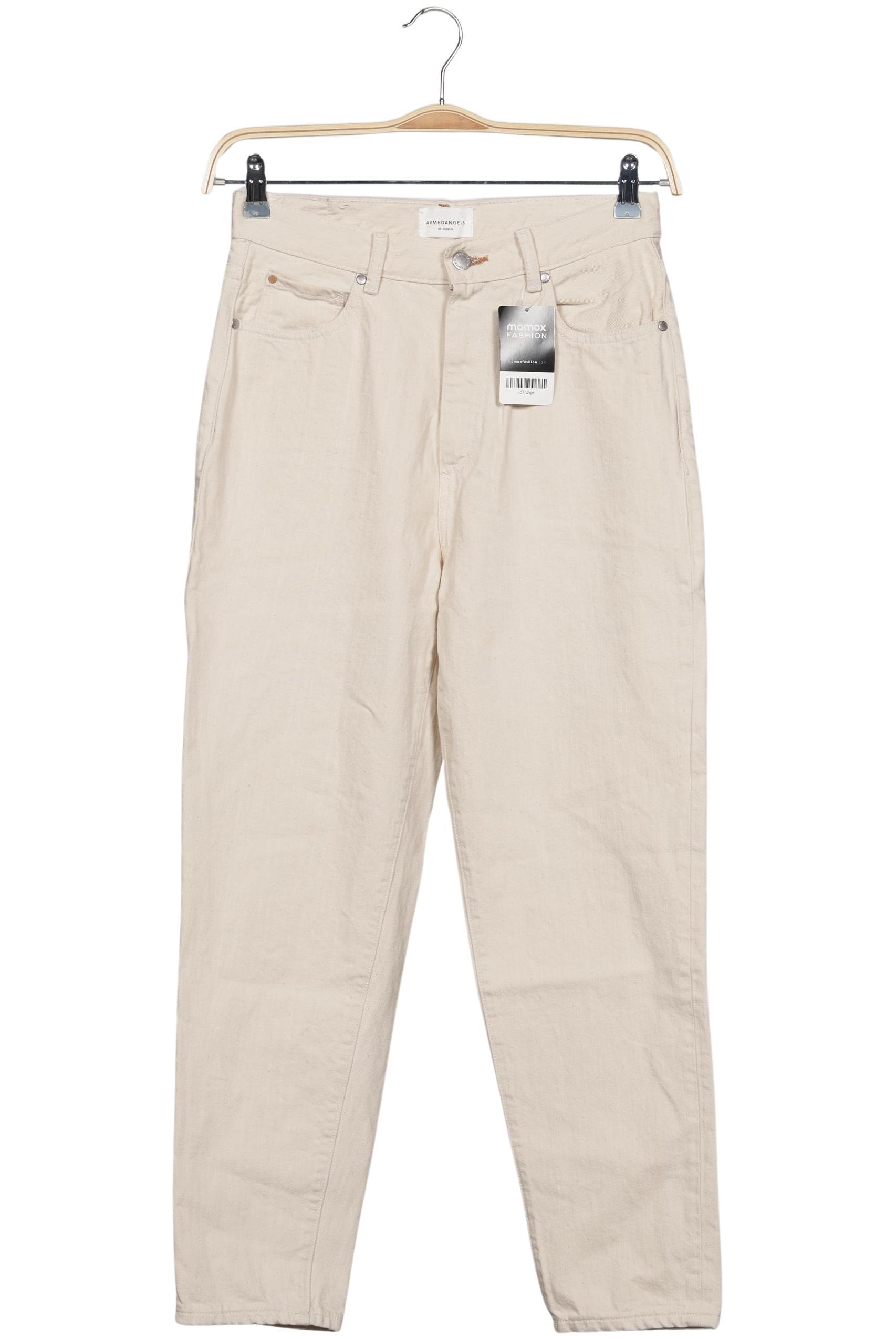 

Armedangels Damen Jeans, cremeweiß, Gr. 28