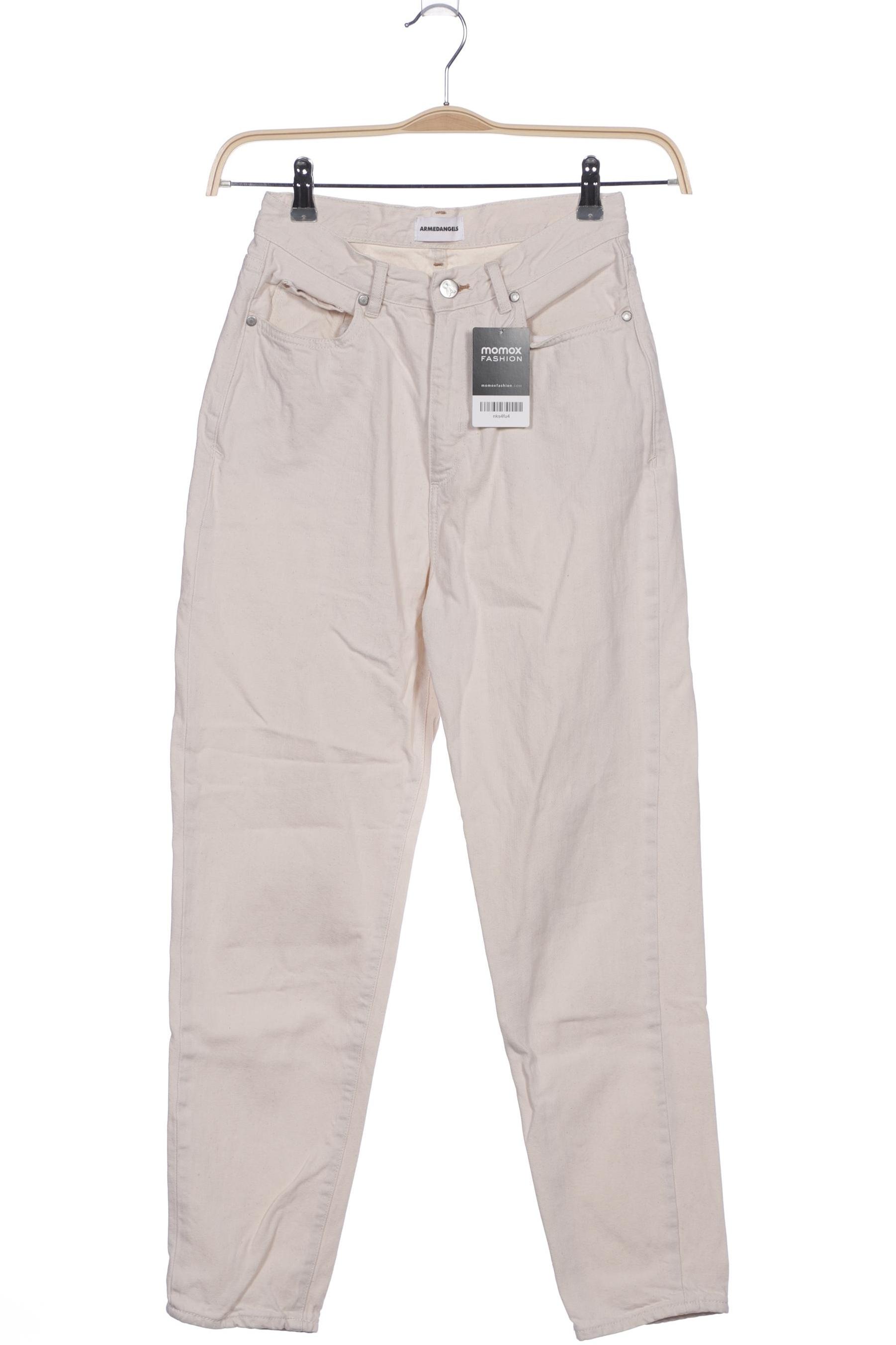 

Armedangels Damen Jeans, cremeweiß, Gr. 26