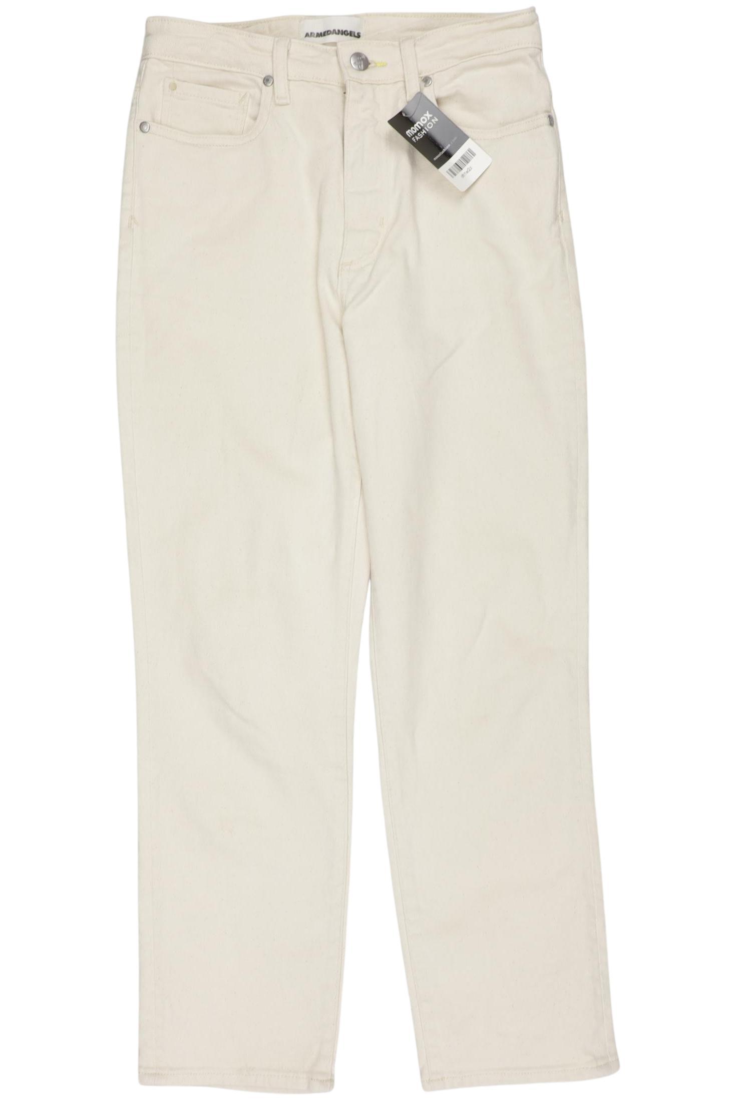 

Armedangels Damen Jeans, cremeweiß, Gr. 27