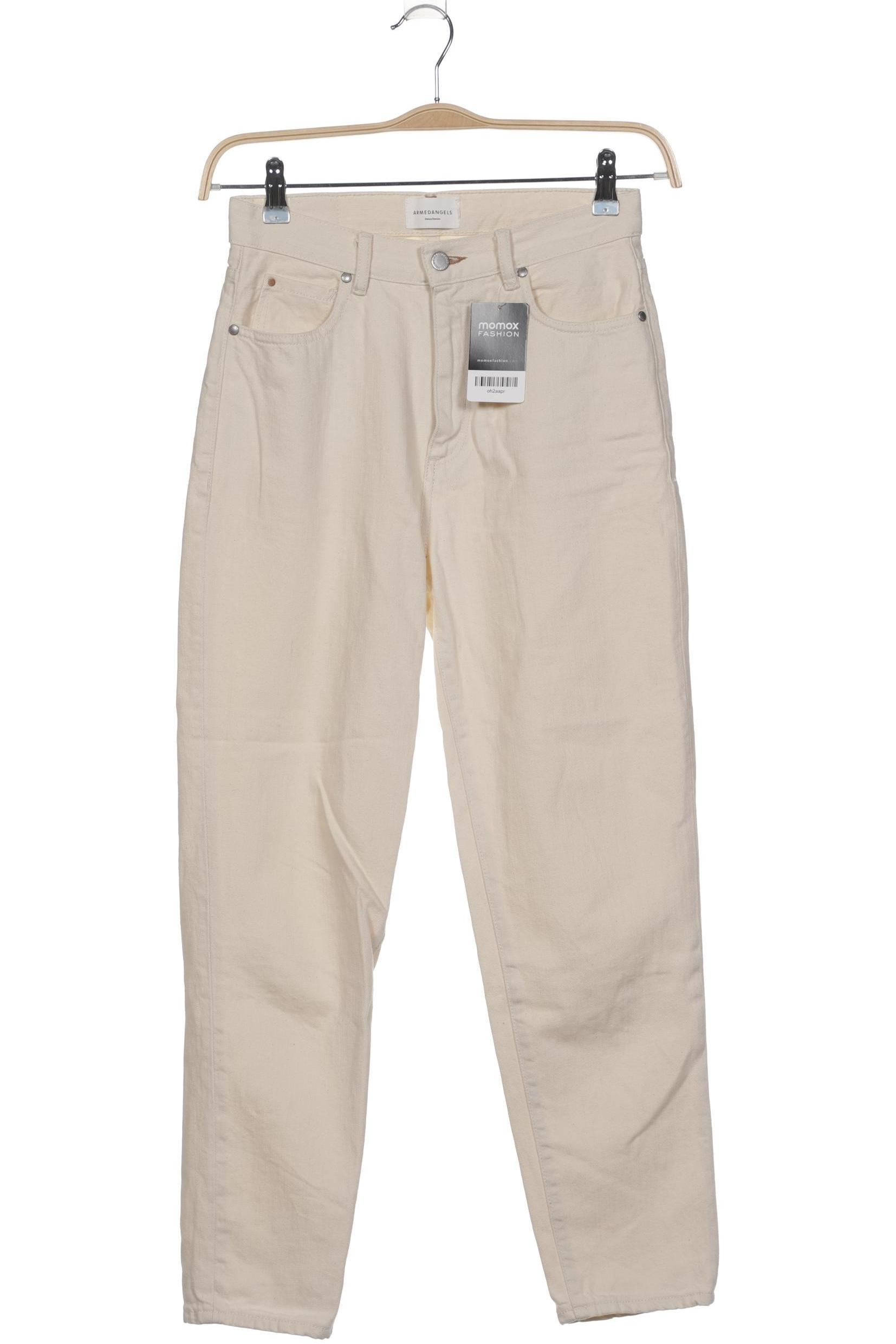 

Armedangels Damen Jeans, cremeweiß, Gr. 26