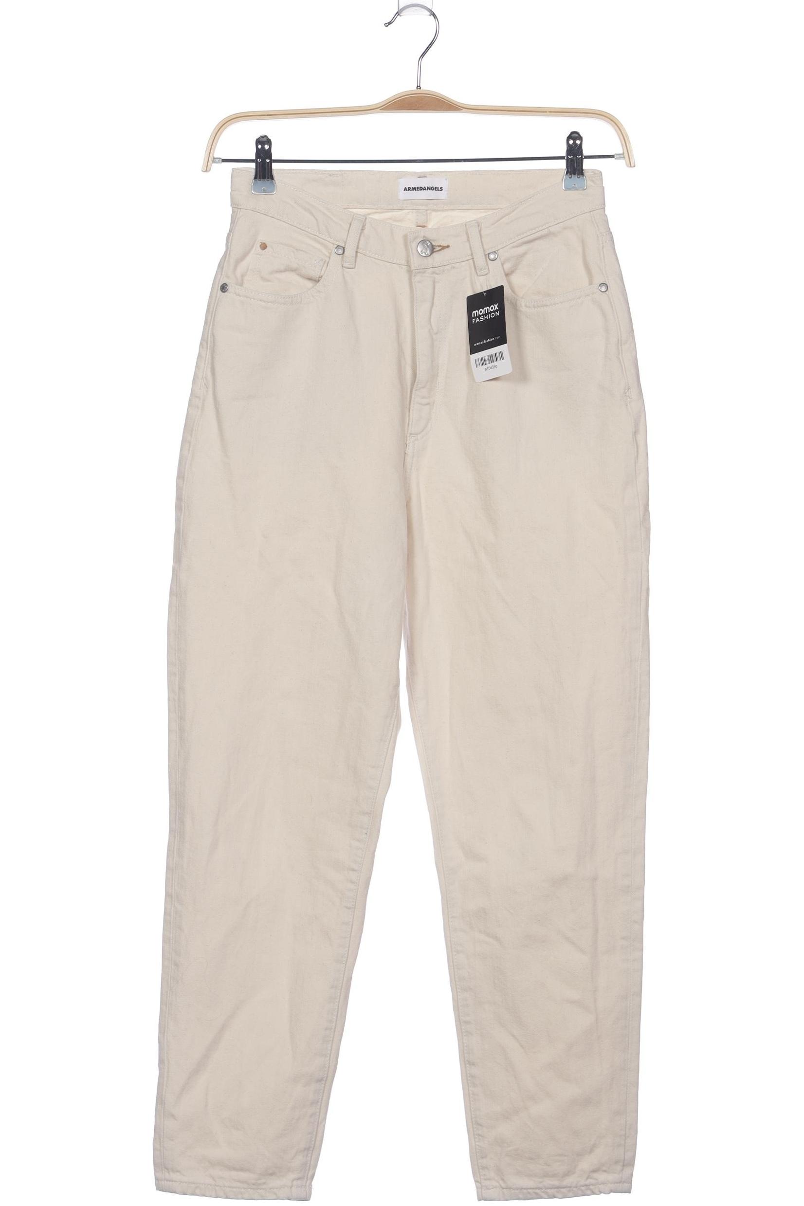 

Armedangels Damen Jeans, cremeweiß, Gr. 28