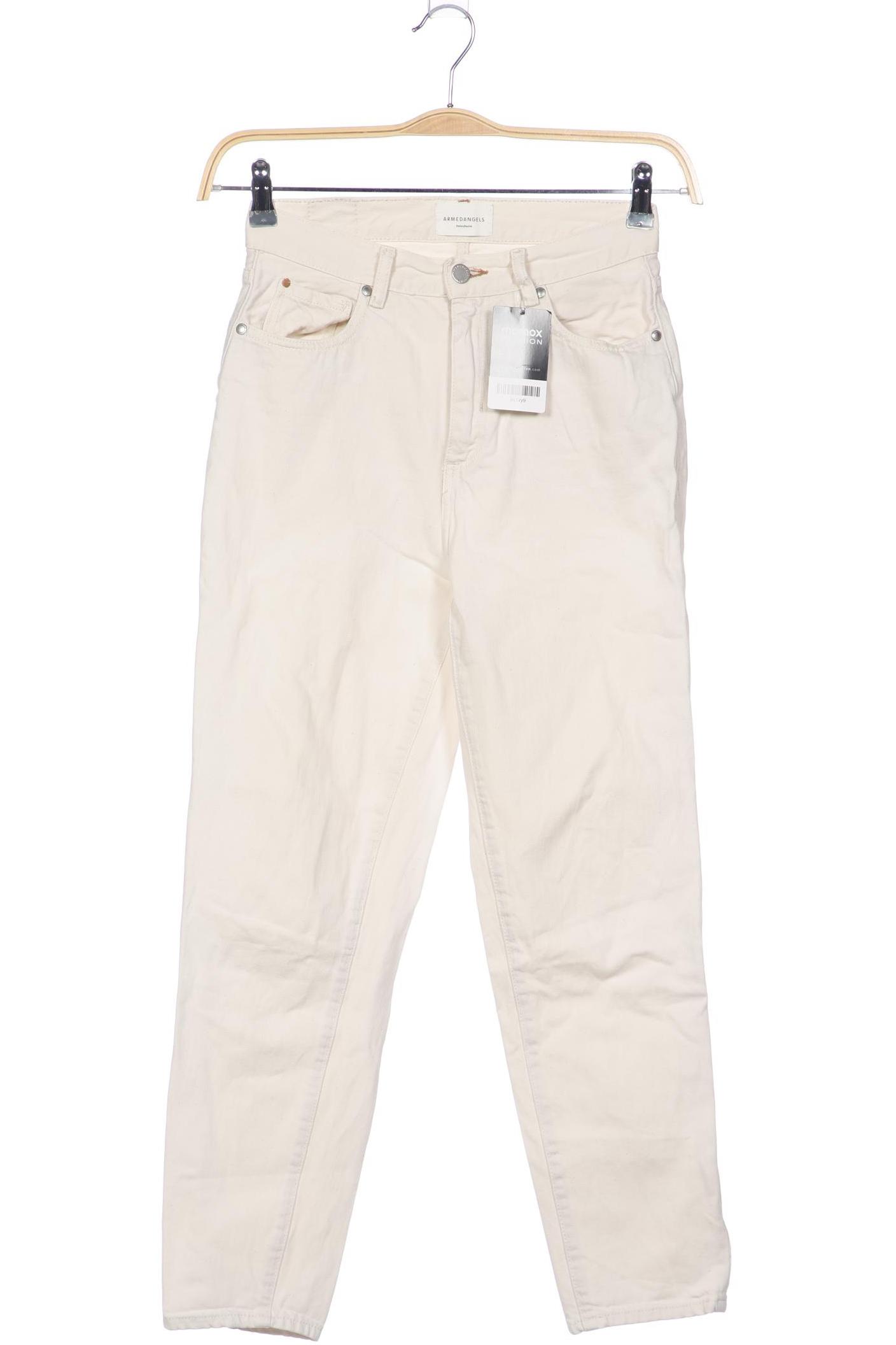 

Armedangels Damen Jeans, cremeweiß, Gr. 26