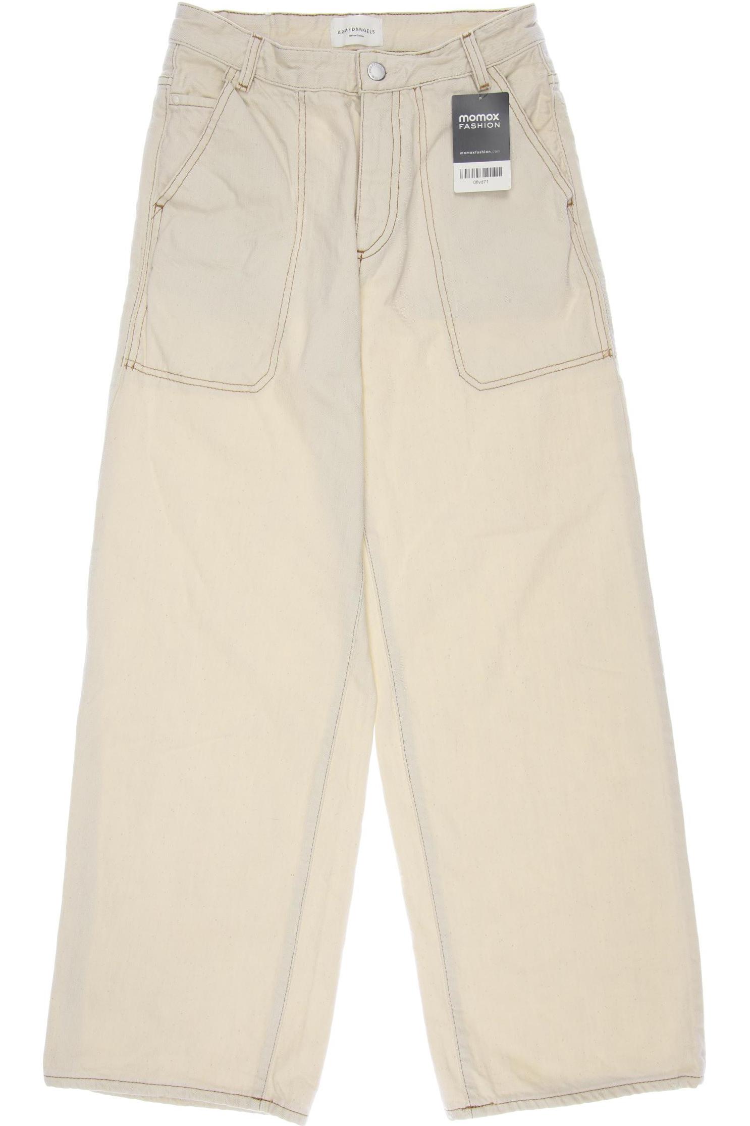 

Armedangels Damen Jeans, cremeweiß, Gr. 26