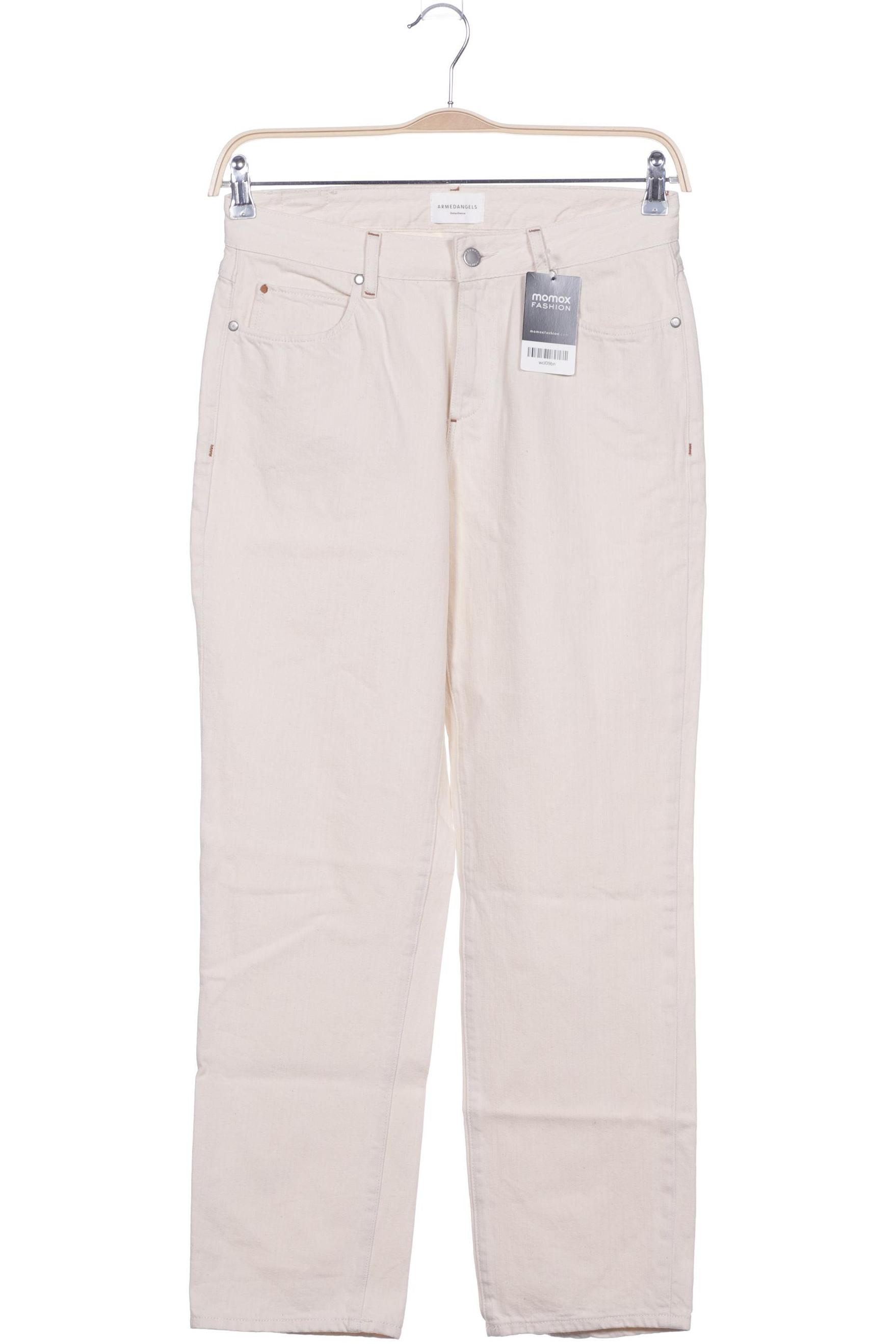 

Armedangels Damen Jeans, cremeweiß, Gr. 28