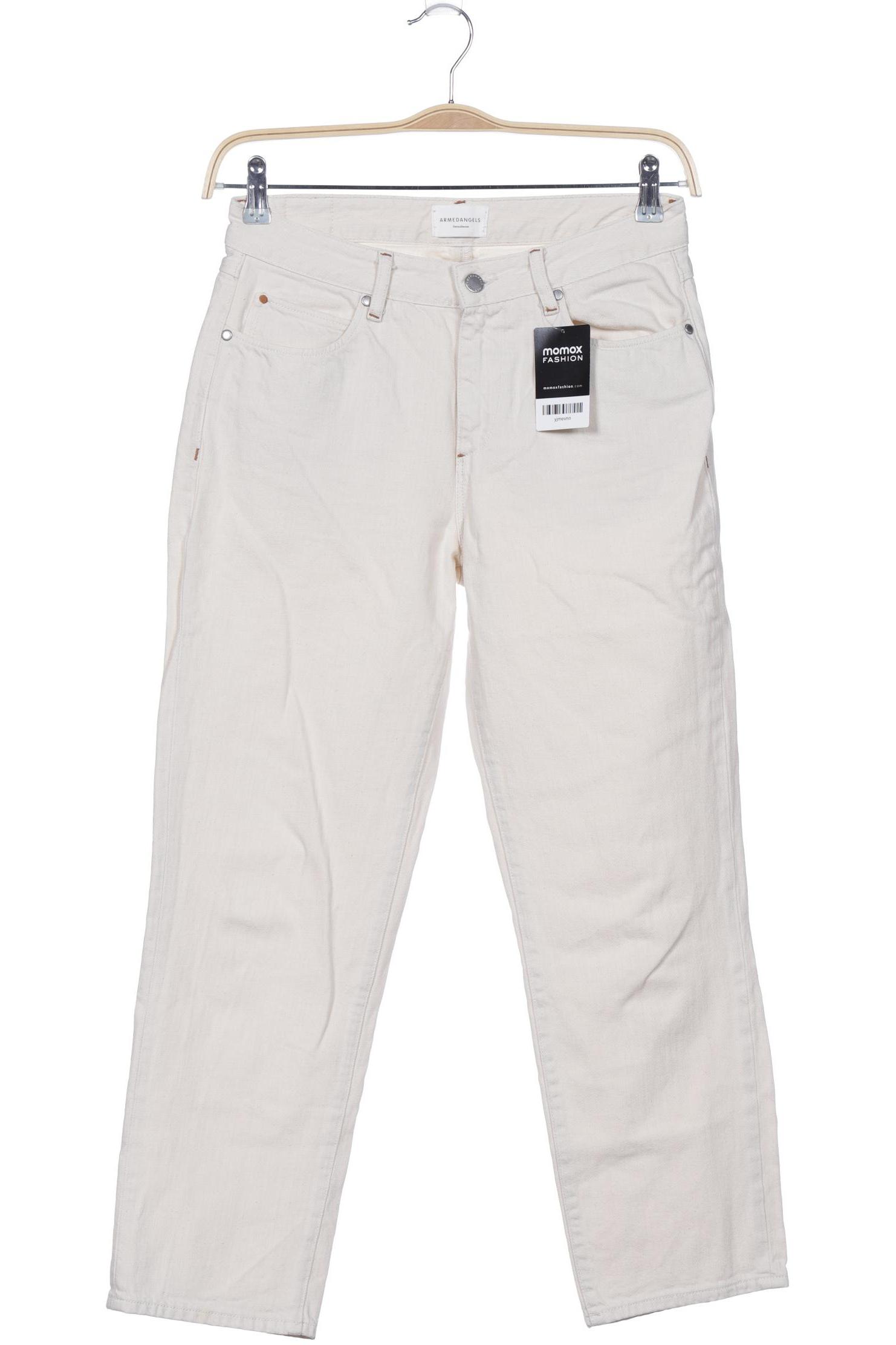 

Armedangels Damen Jeans, cremeweiß, Gr. 28